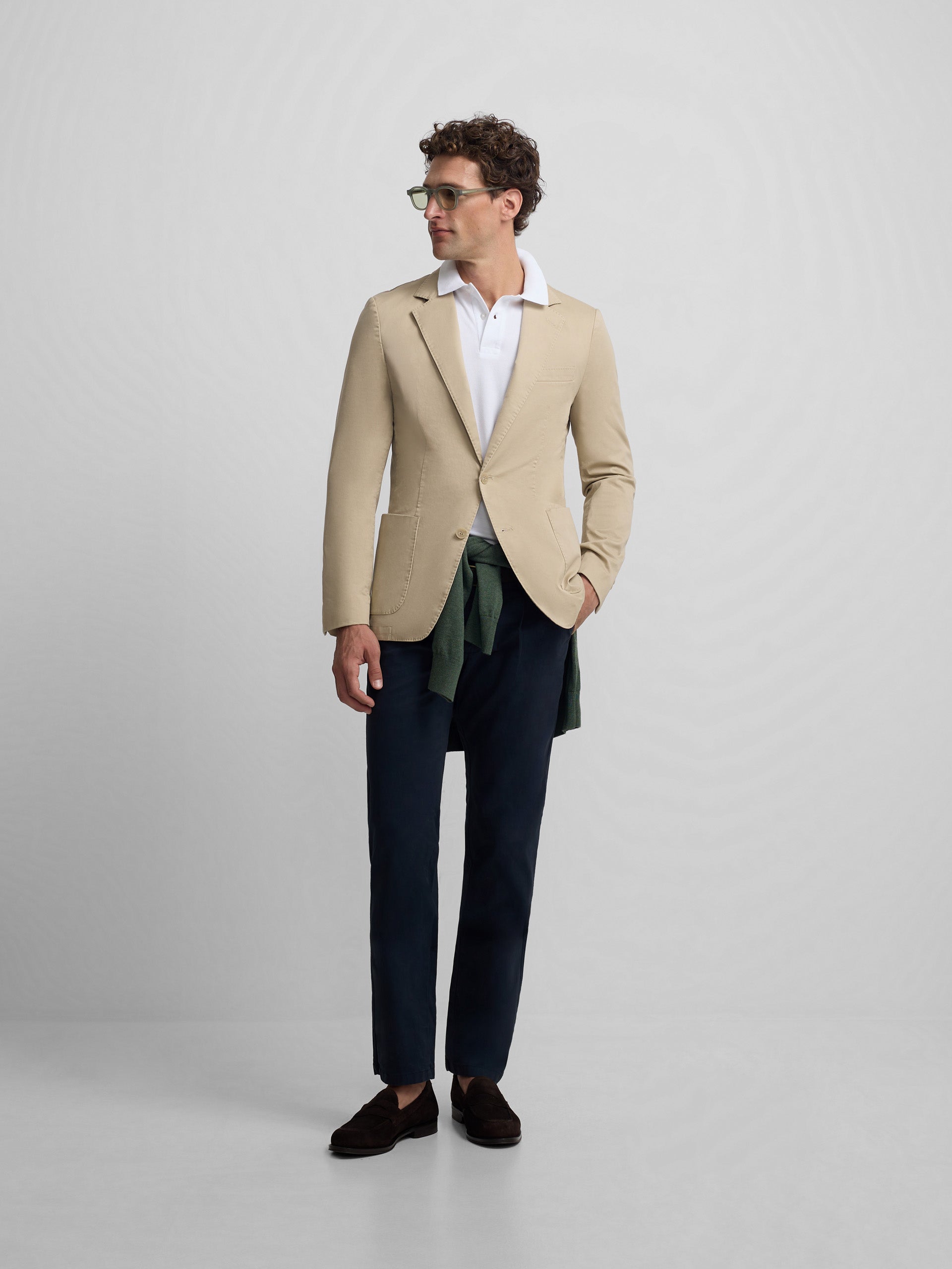 Blazer décontracté beige