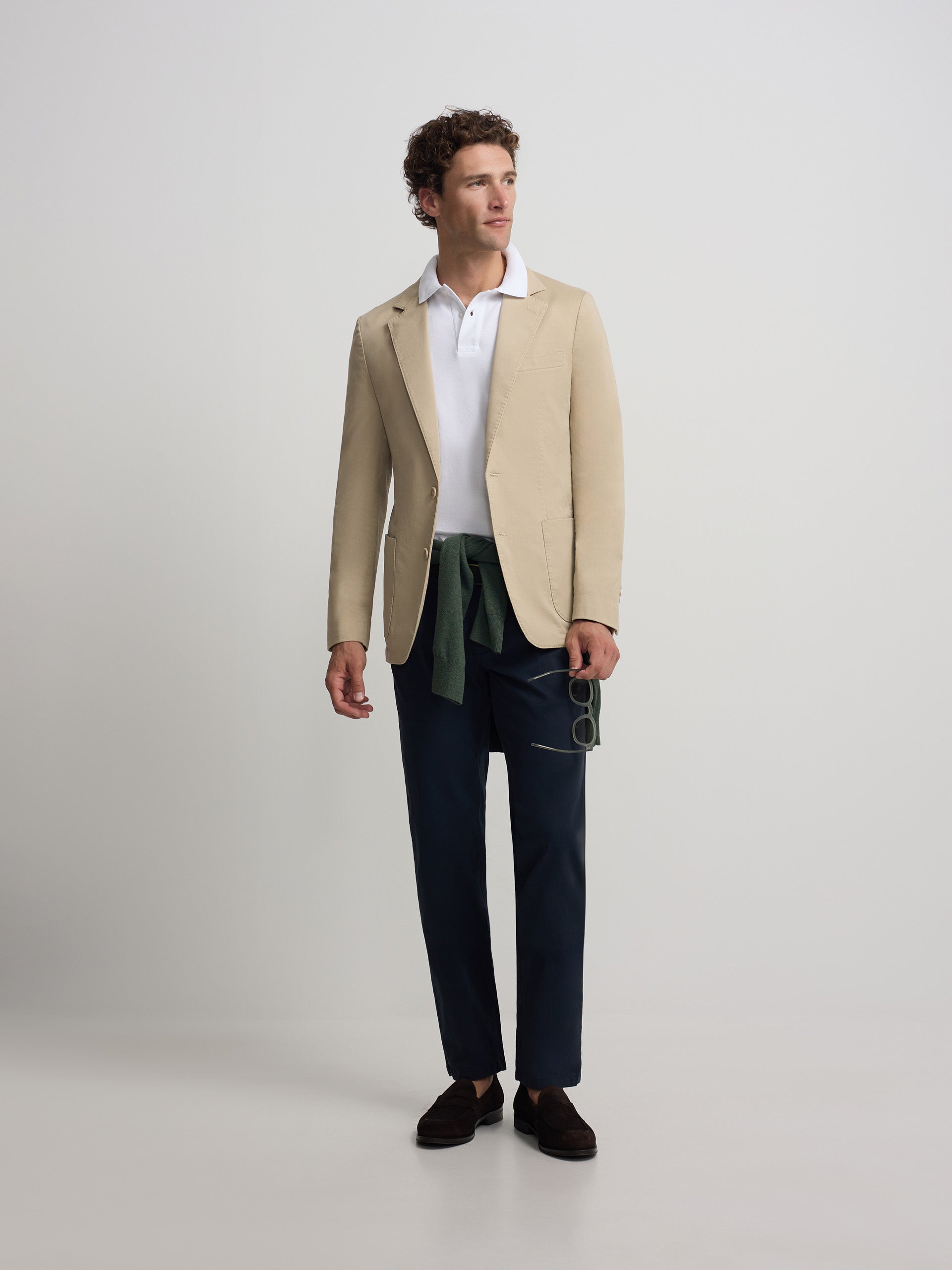 Blazer décontracté beige