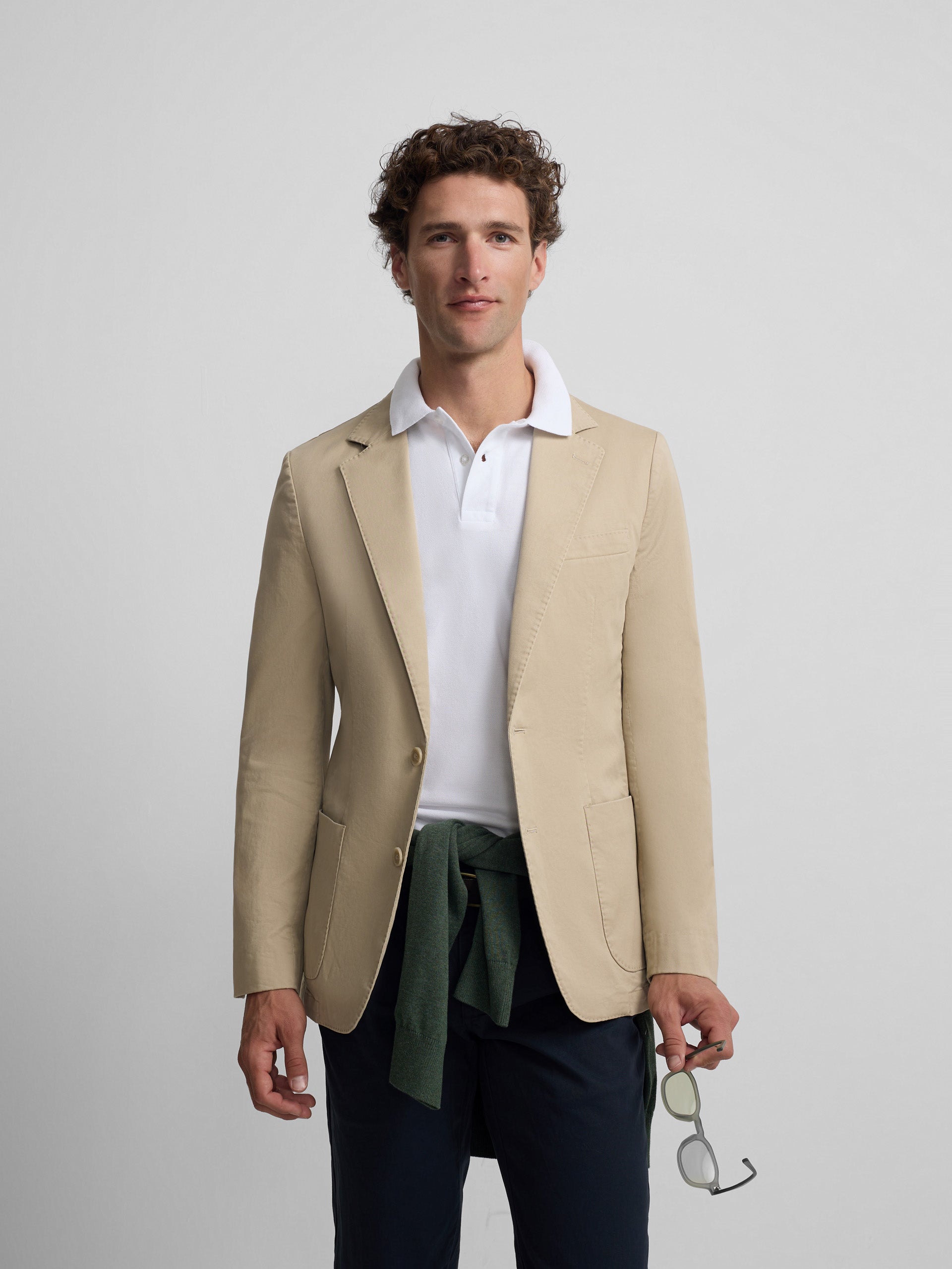 Blazer décontracté beige