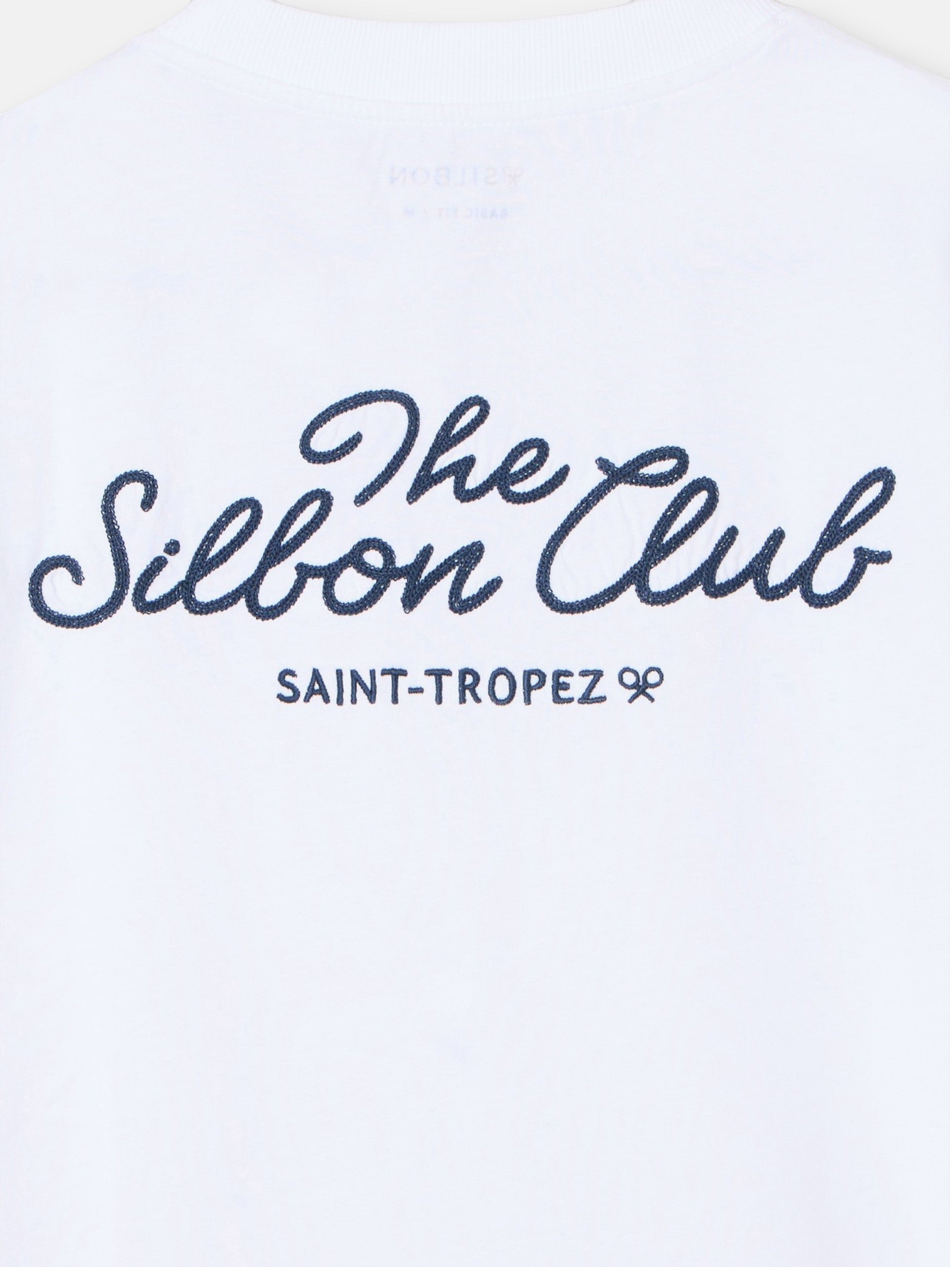 Camiseta Silbon club Saint Tropez blanco