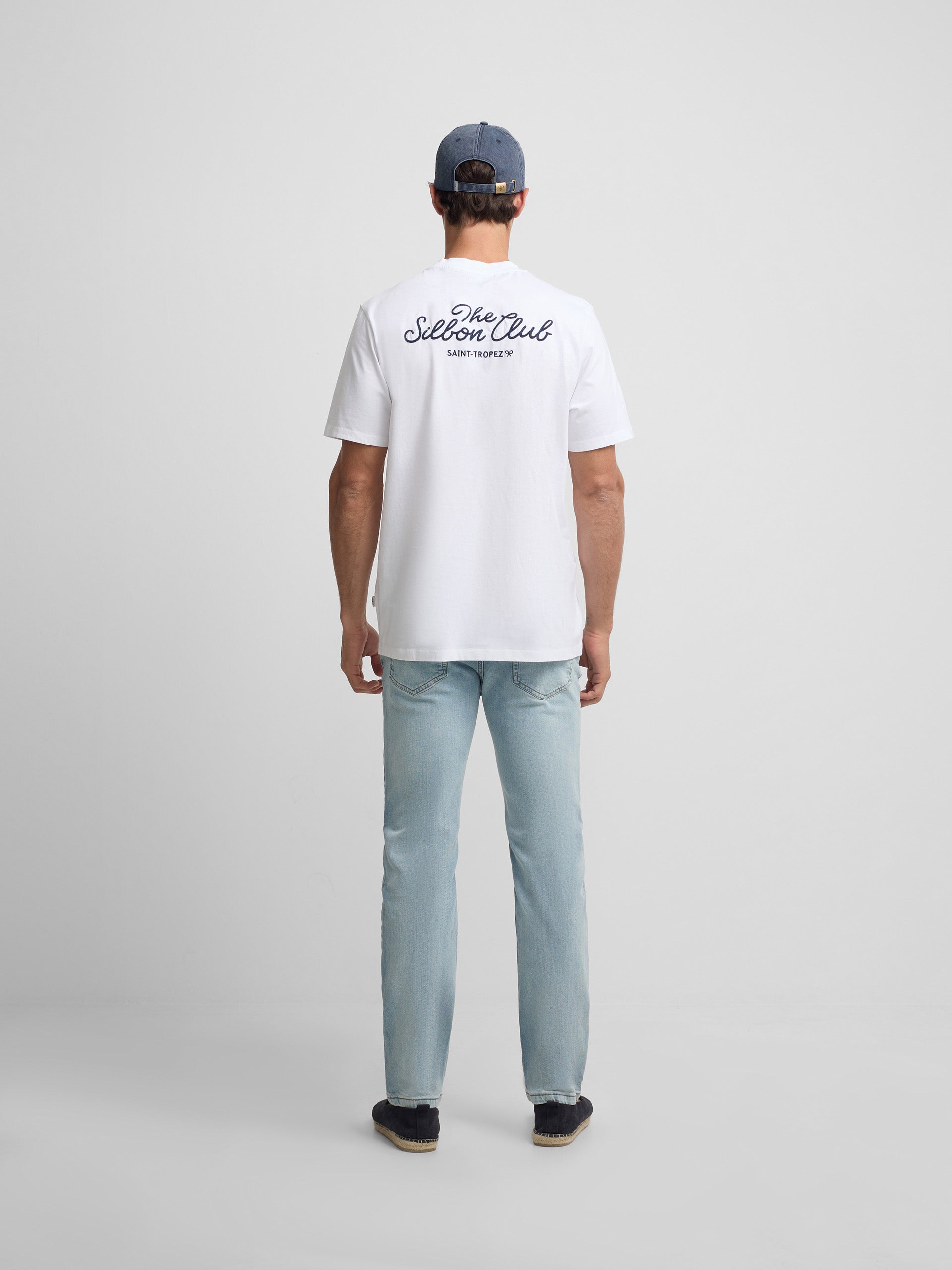 Camiseta Silbon club Saint Tropez blanco