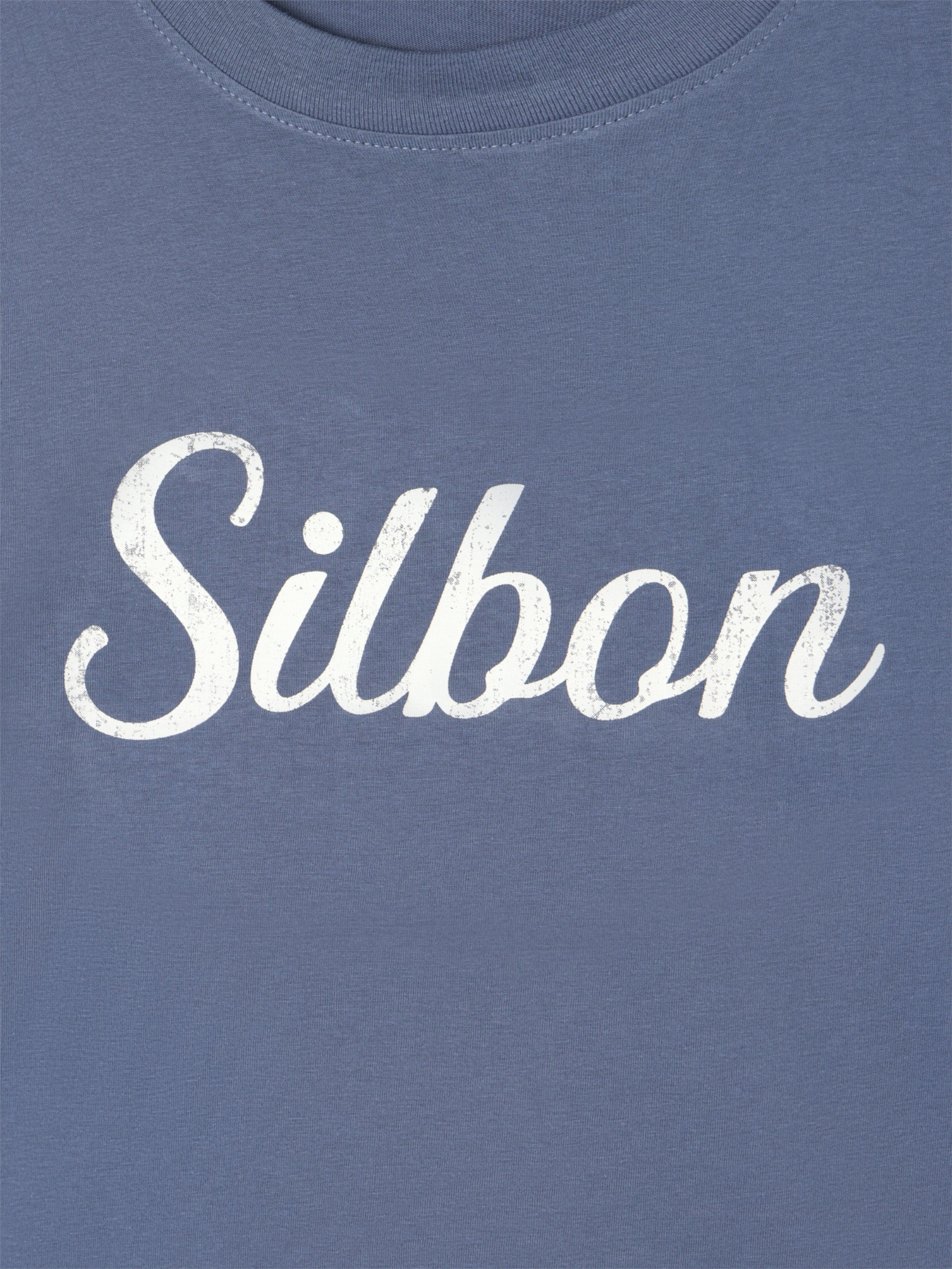 Camiseta Silbon vintage azul indigo