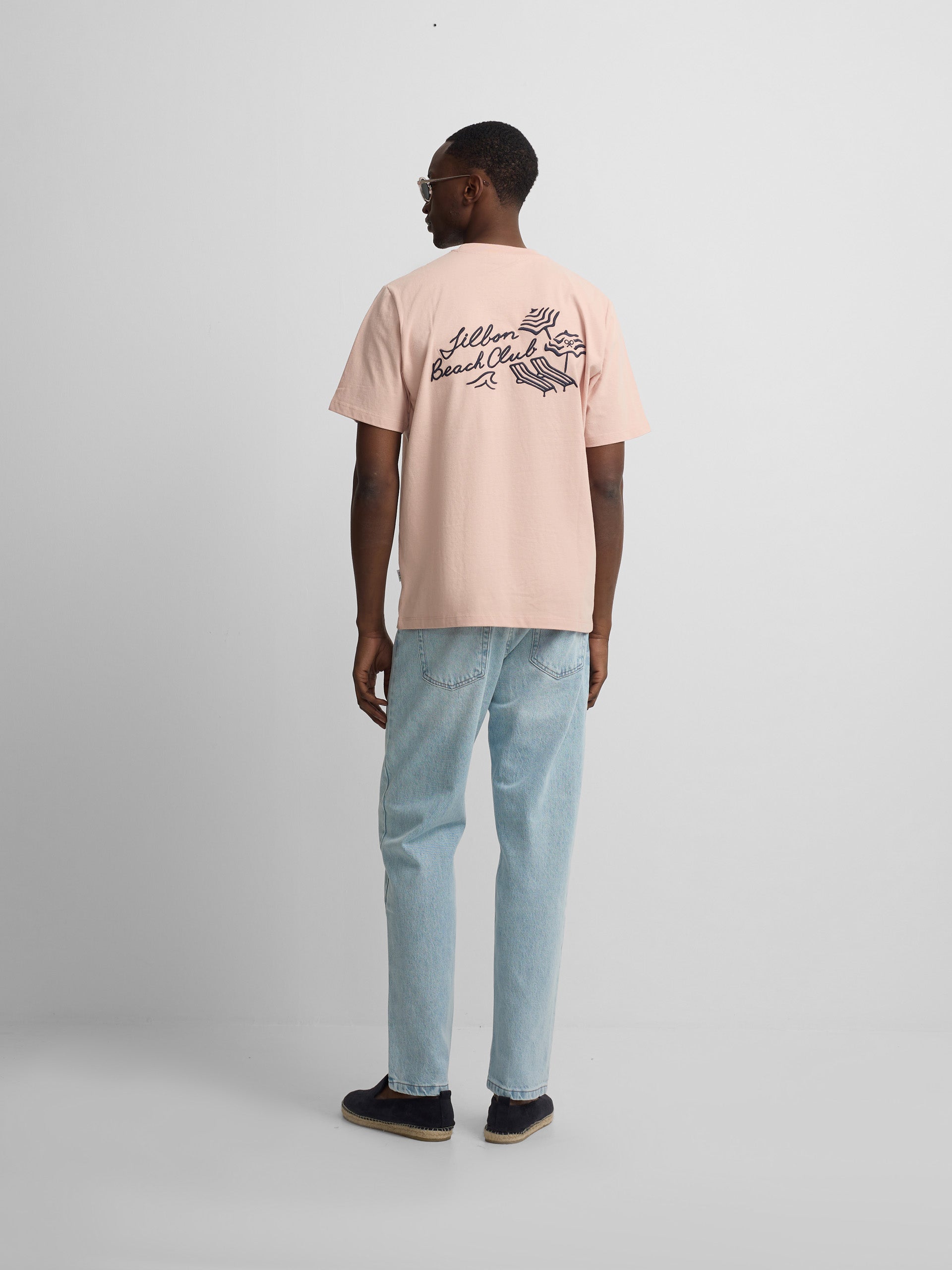 T-shirt Silbon beach club rosa