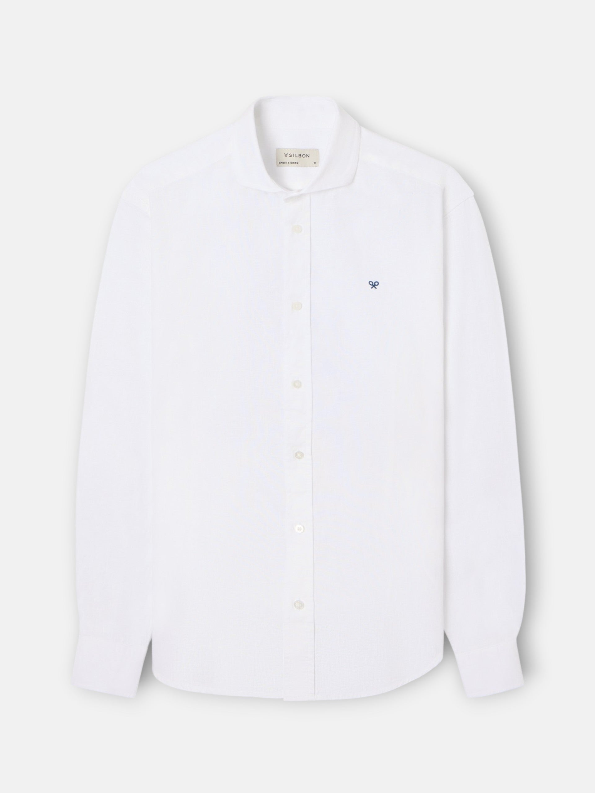 chemise sport en lin blanc