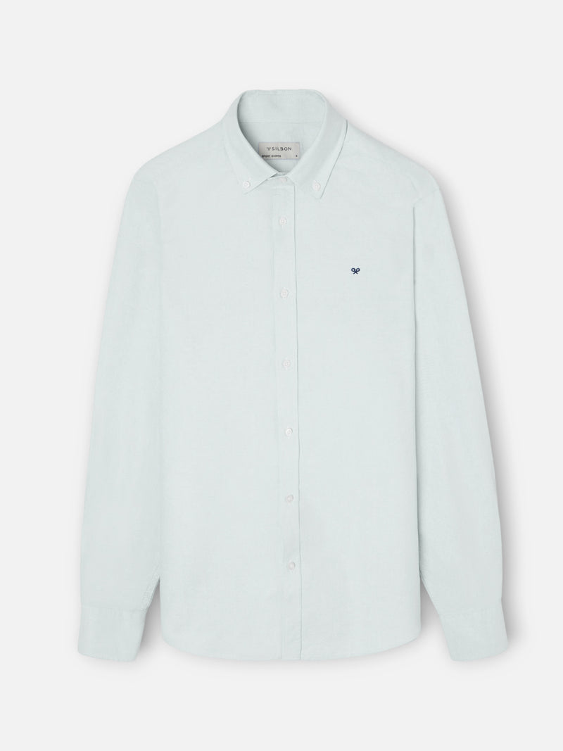 Camisa sport oxford verde claro
