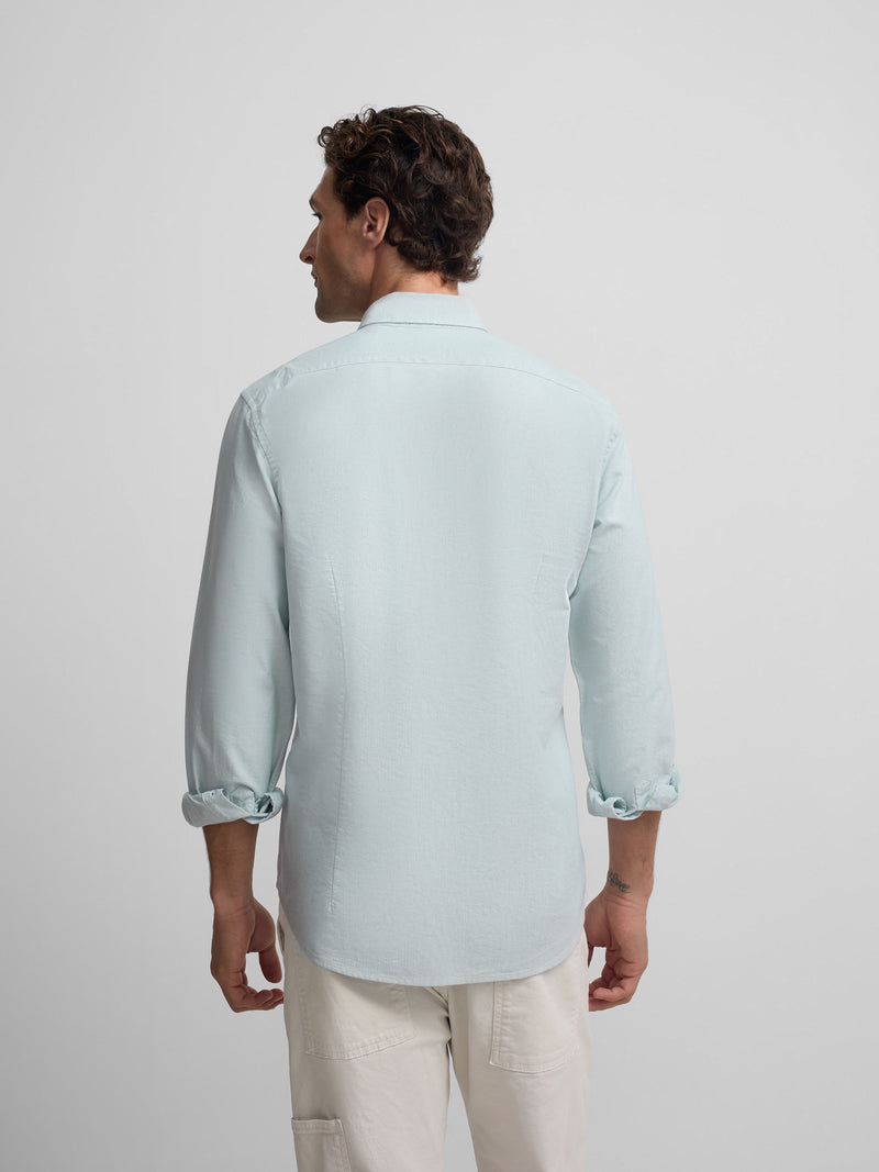 Camisa sport oxford verde claro