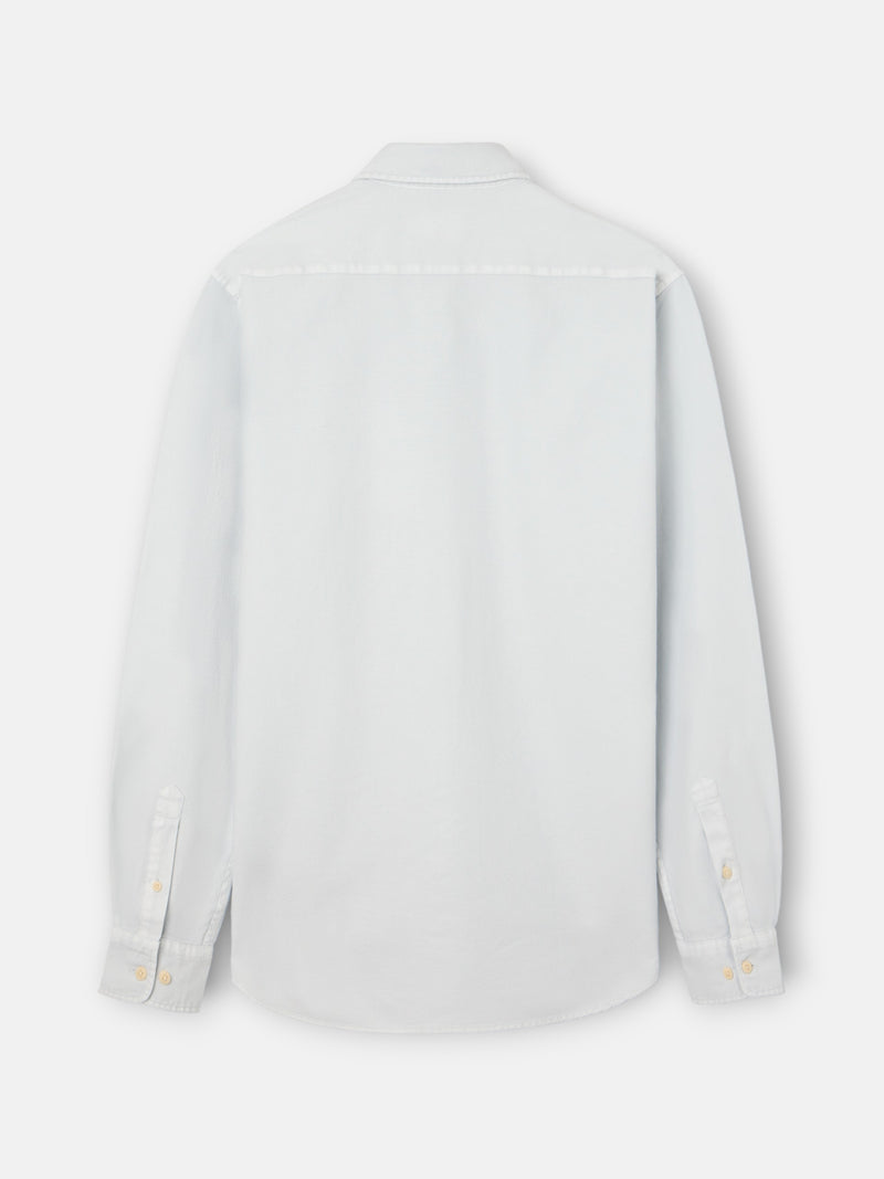 Chemise sport à structure logo vert clair