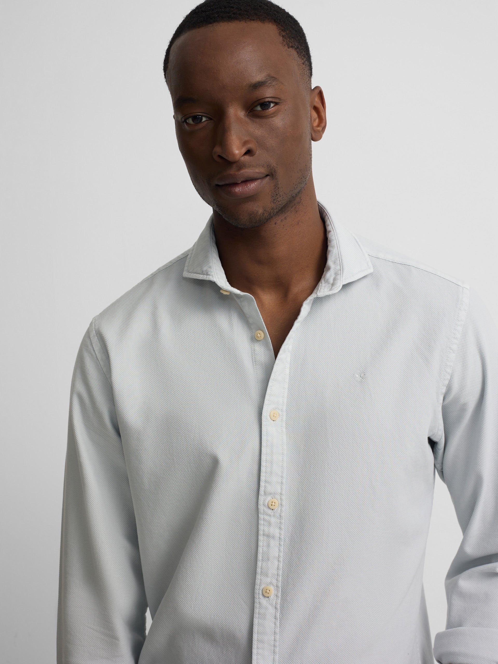 T-shirt de sport vert clair structuré avec logo