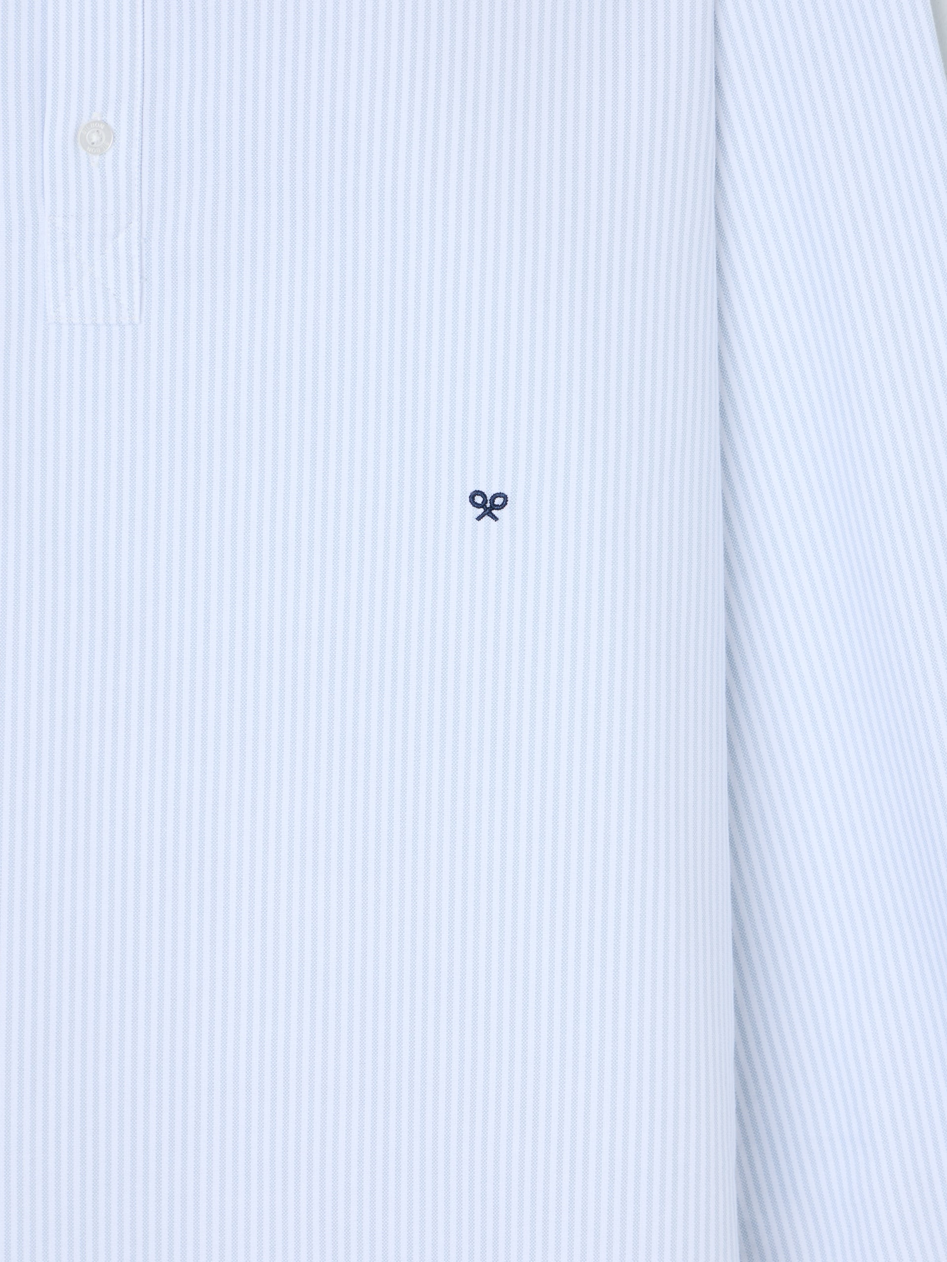 Polo desportivo oxford riscas verde claro