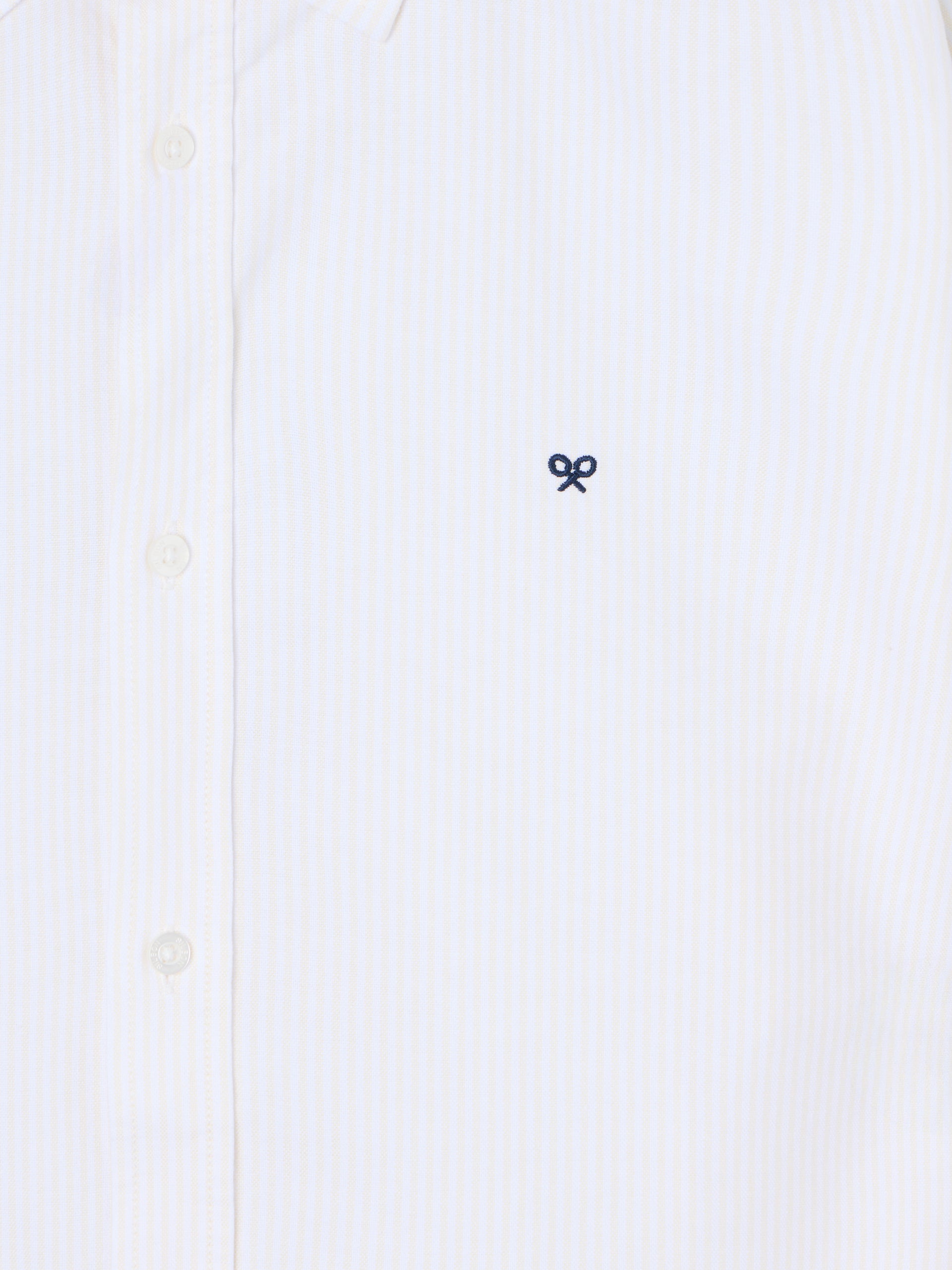 Chemise de sport Oxford à rayures jaunes