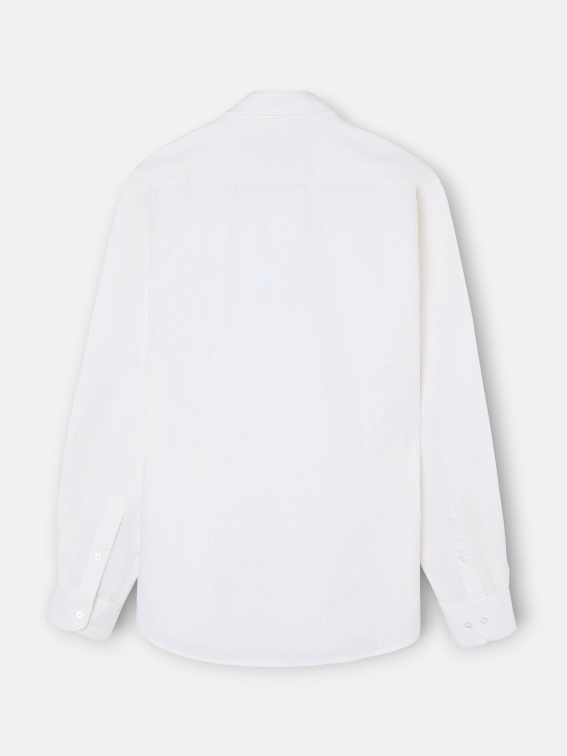 Camisa sport oxford rayas amarilla