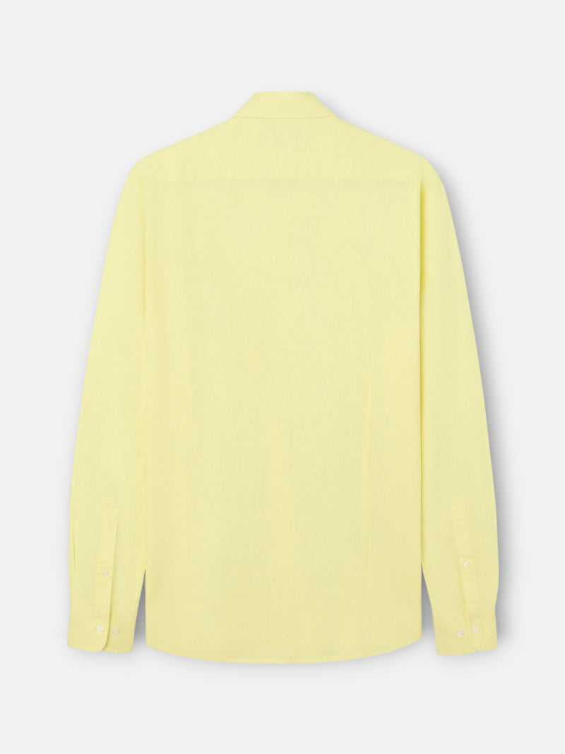 Camisa sport summer linho amarelo