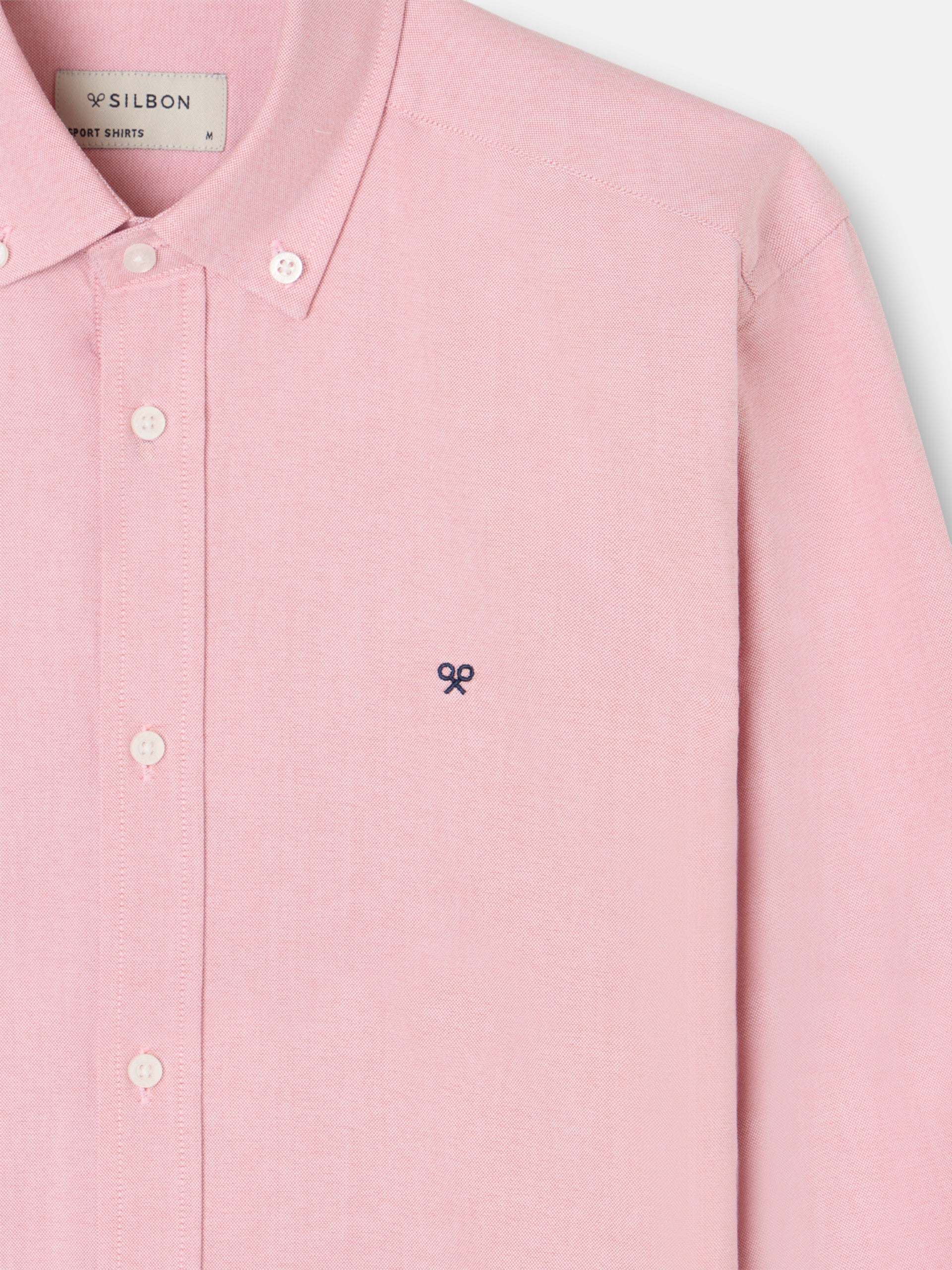 Camisa sport oxford coral