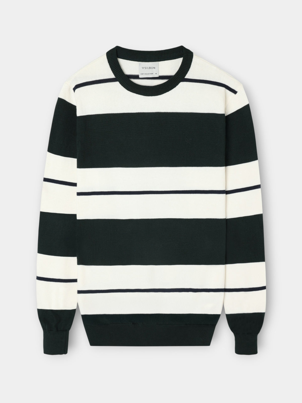 Wide Stripe Green SB Sweater