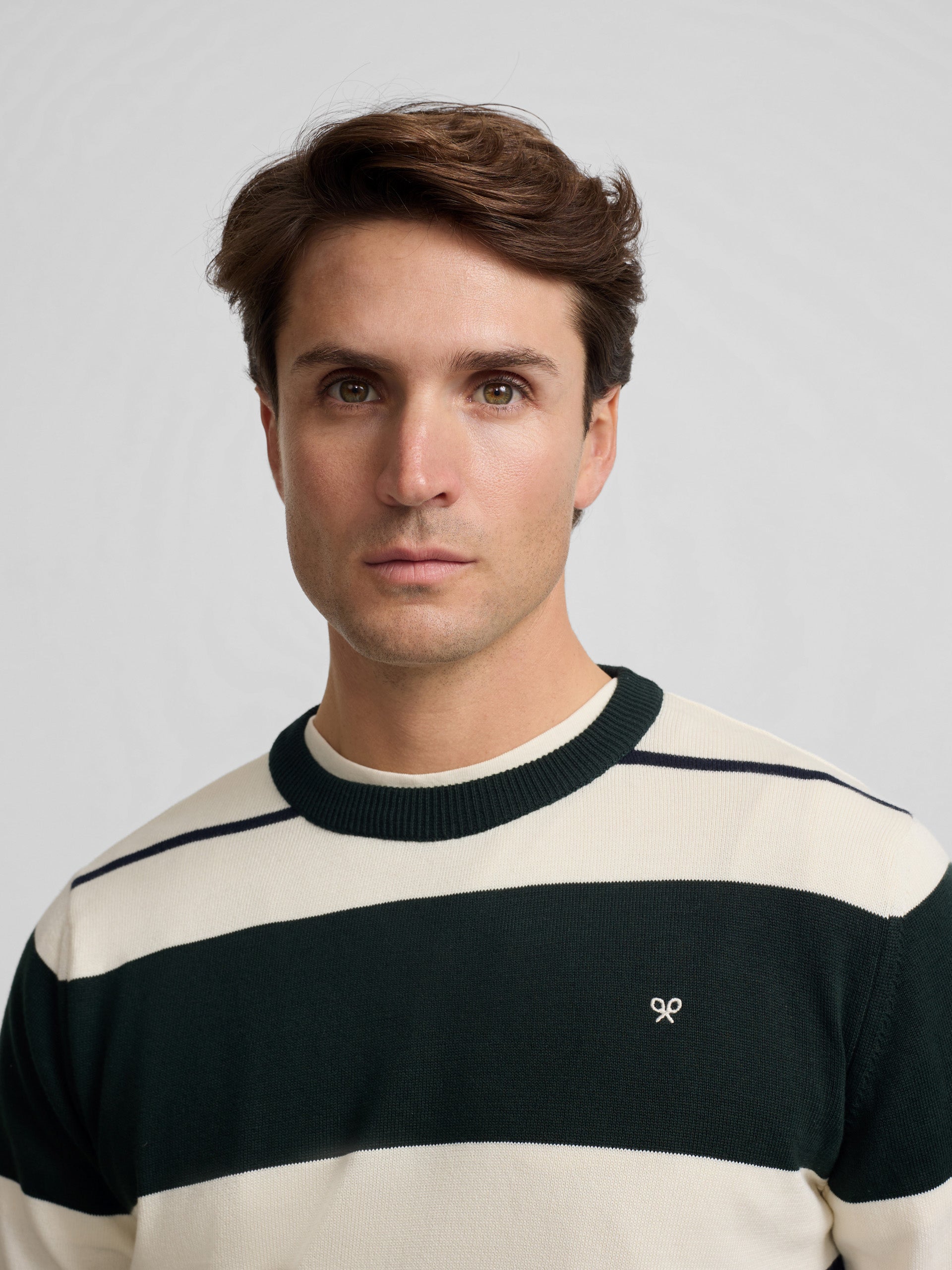 Jersey SB rayas anchas verde