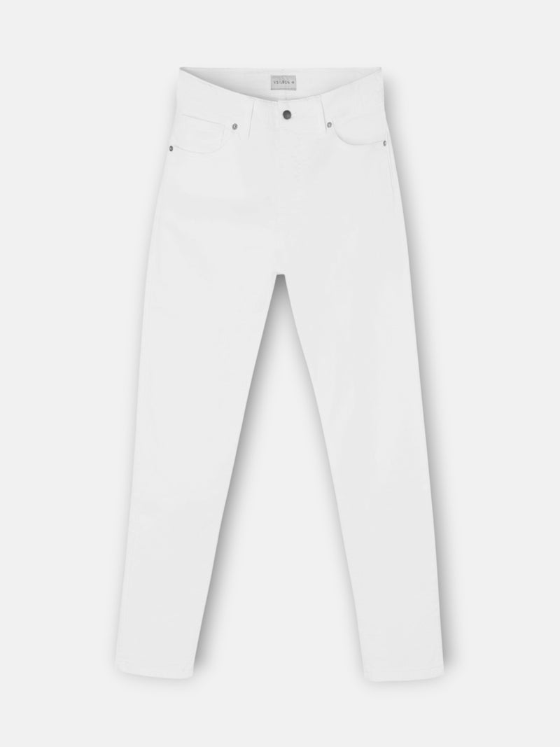Pantalon de sport en denim cruise blanc