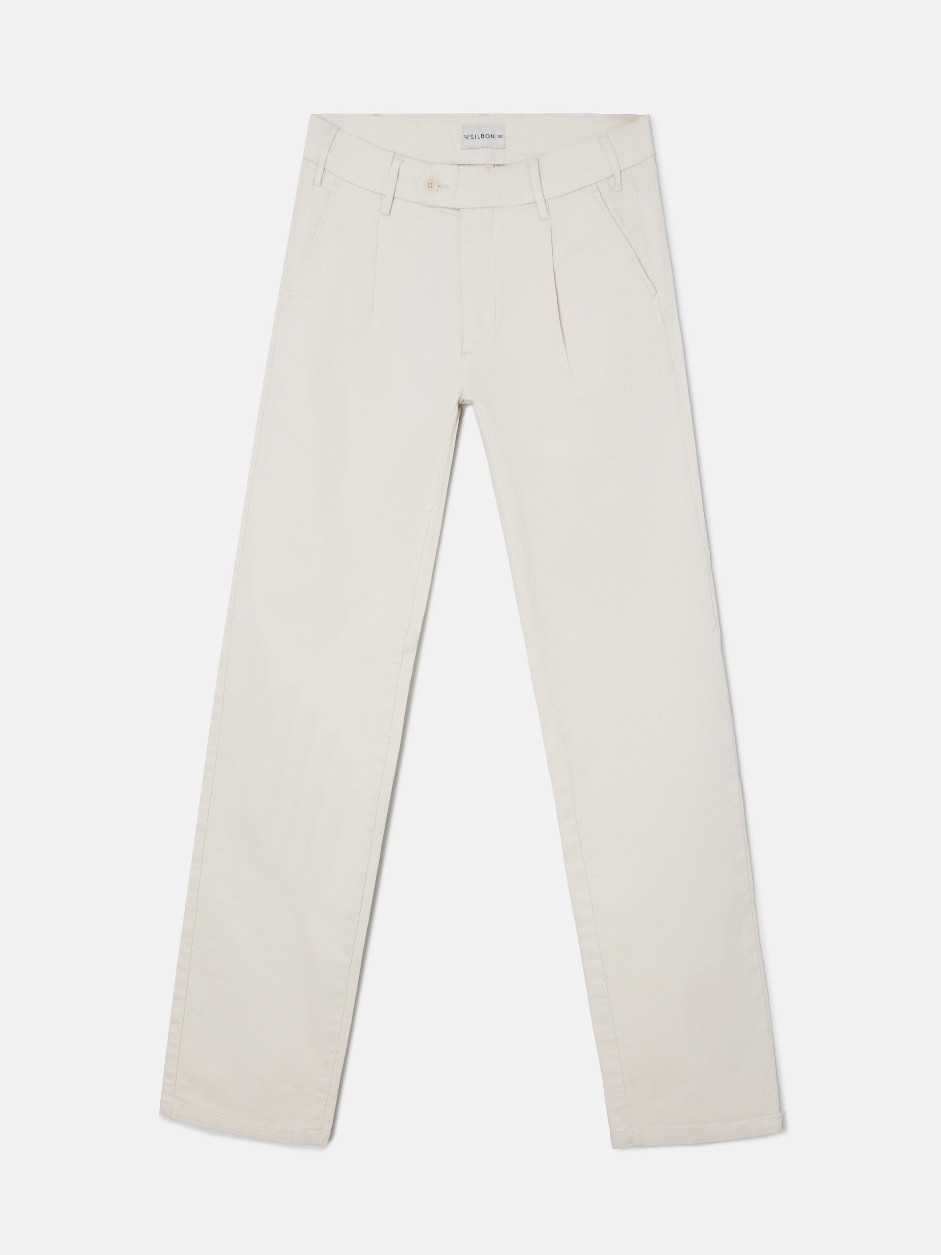 Pantalon sport chino pinzas piedra