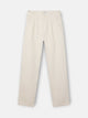 Pantalon sport pinza lino beige