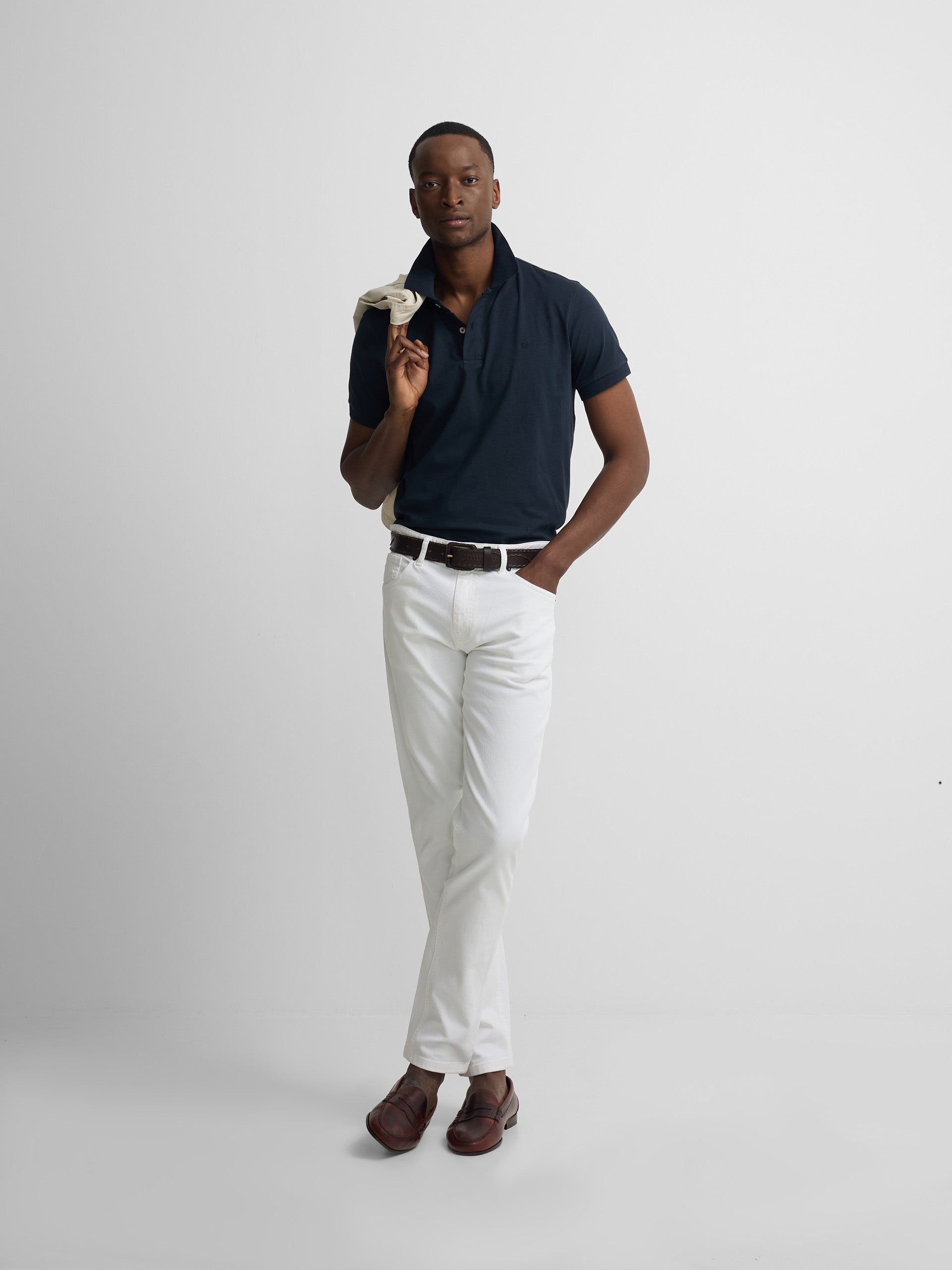 Polo sport azul marino