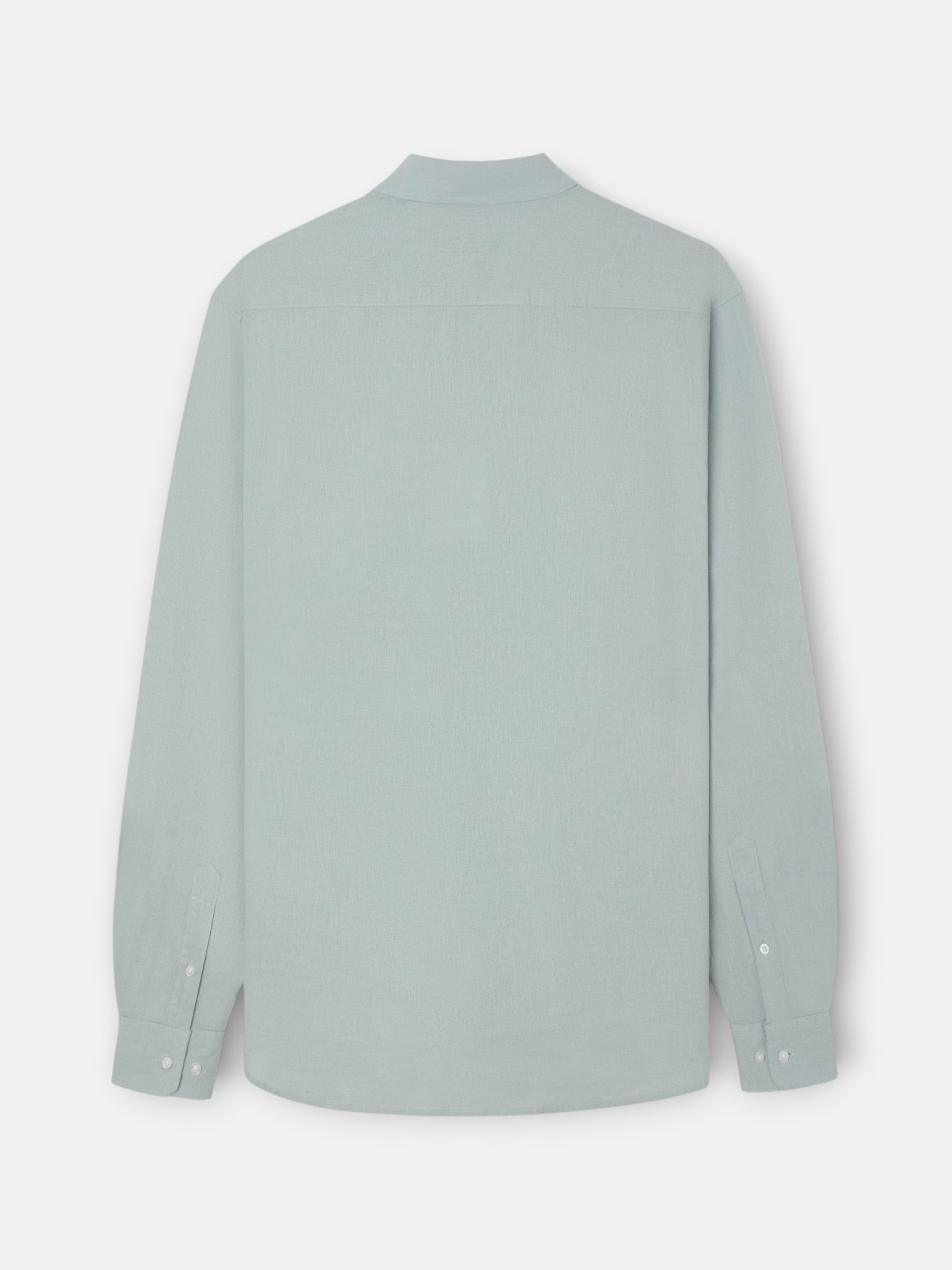Light green linen sports polo