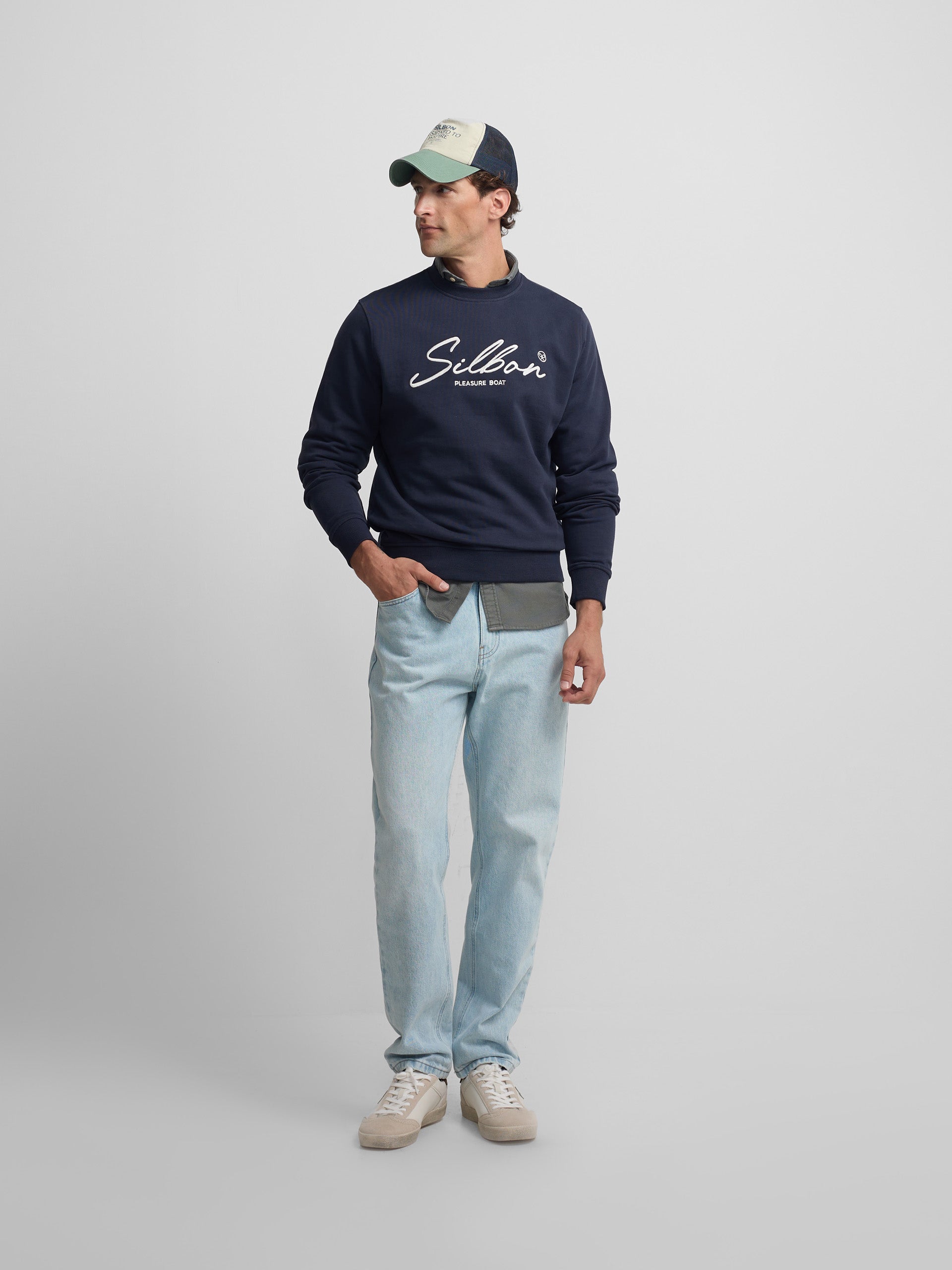 Sudadera pleasure azul marino