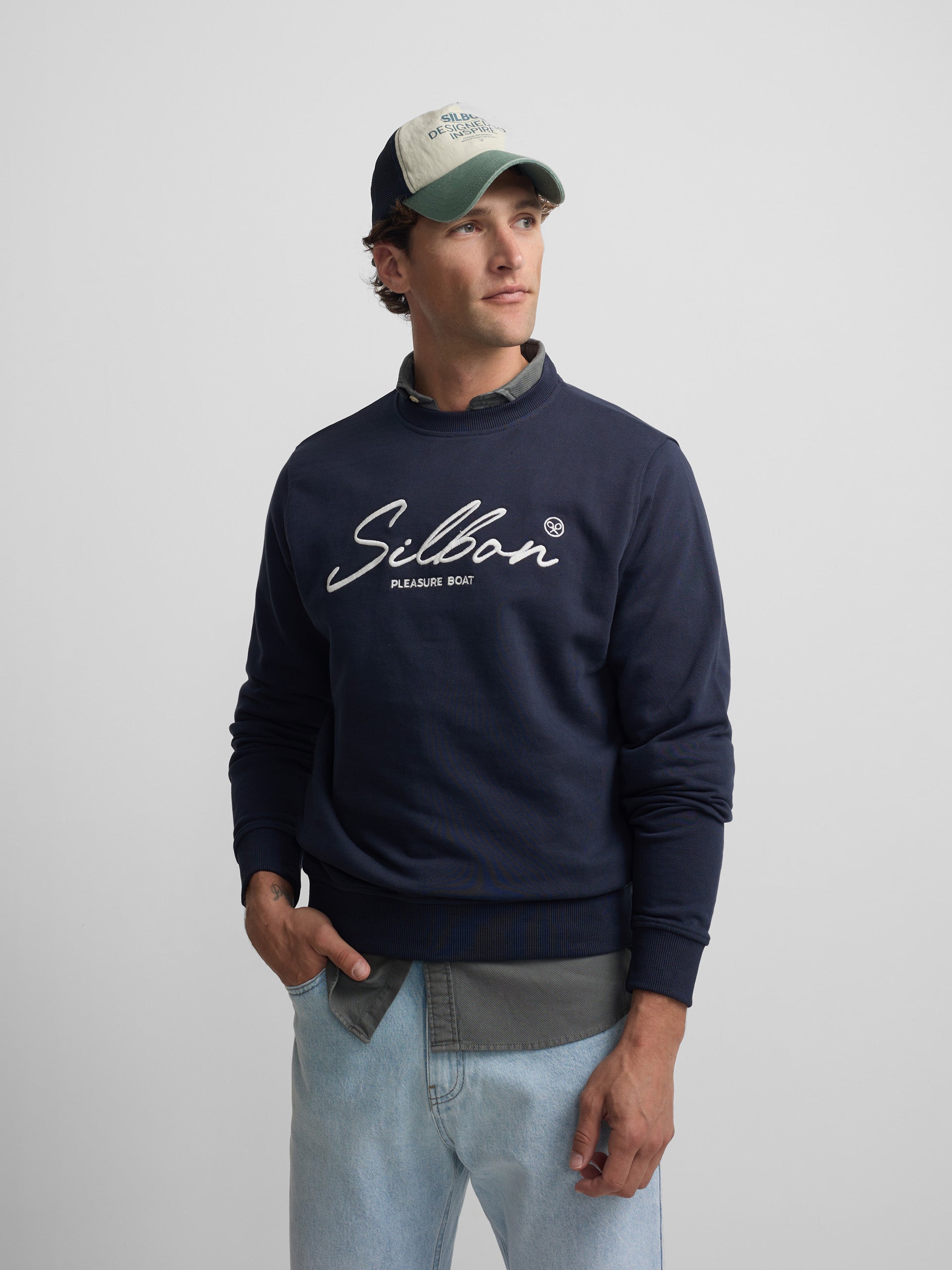 Sudadera pleasure azul marino