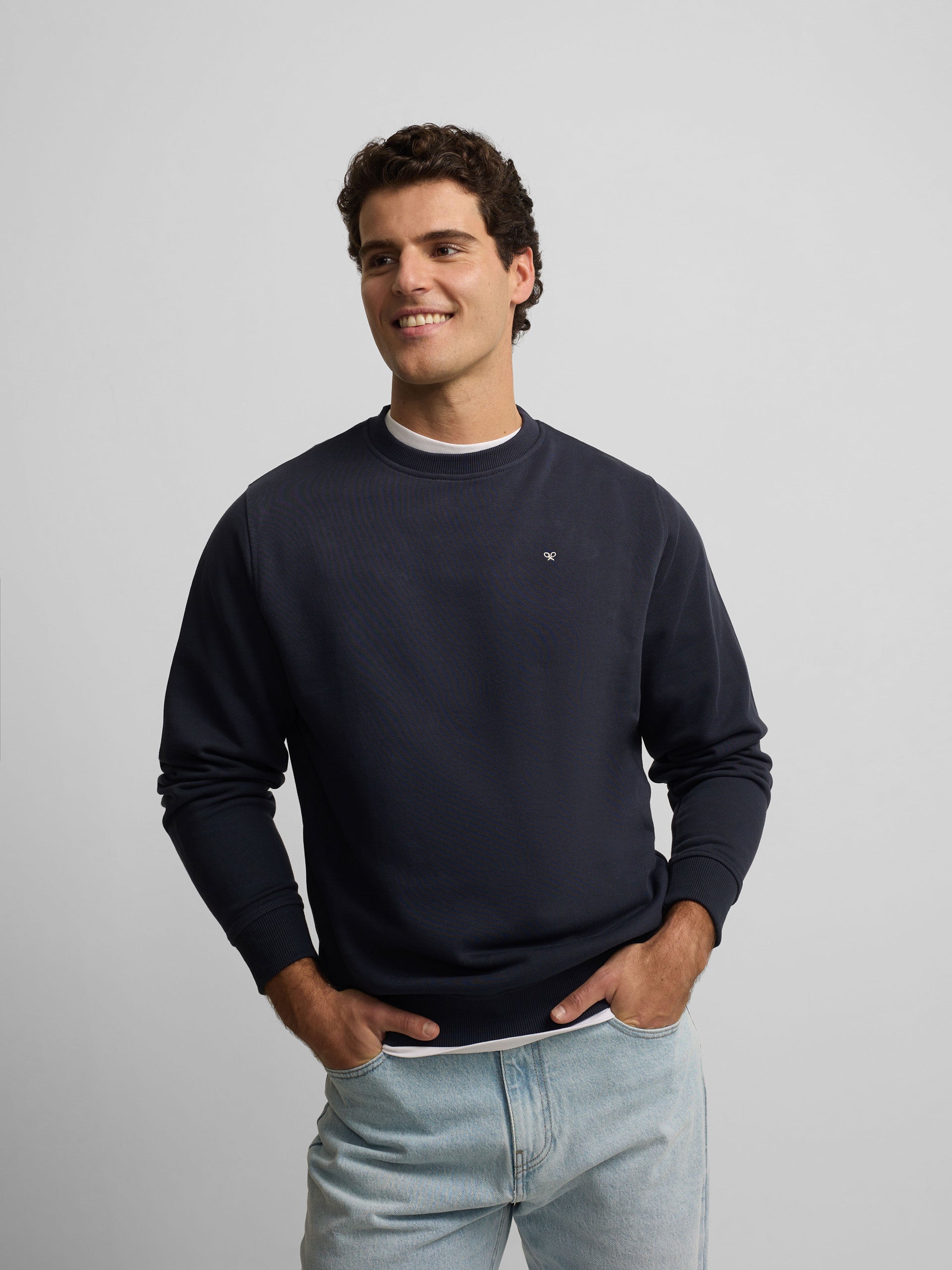 Sudadera club Saint Tropez azul marino