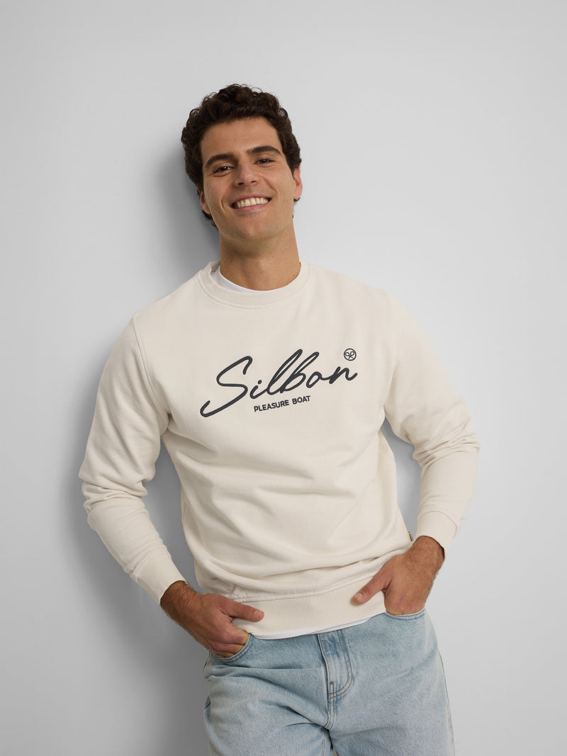 Sweatshirt pleasure creme