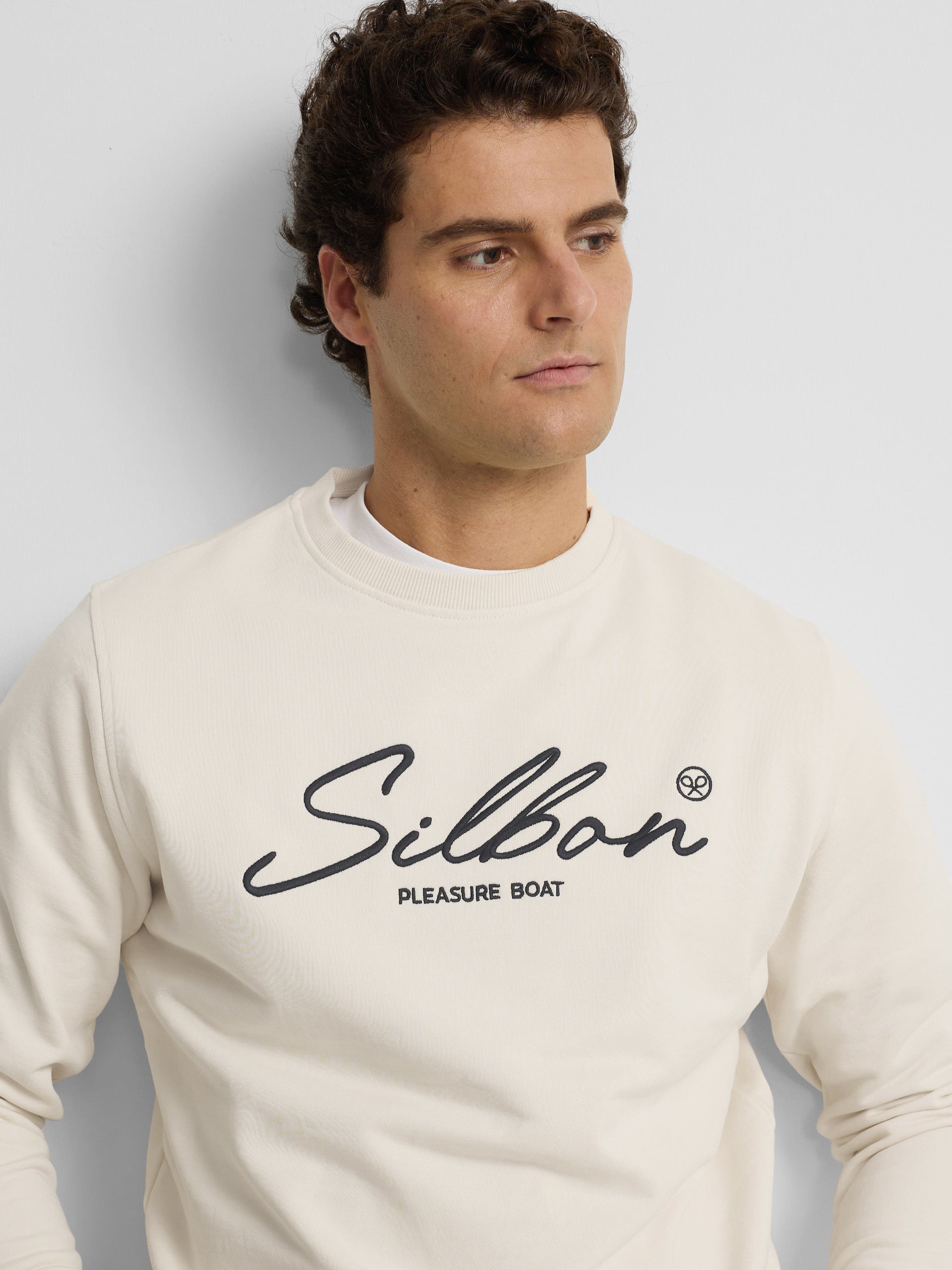 Cream pleasure sweatshirt