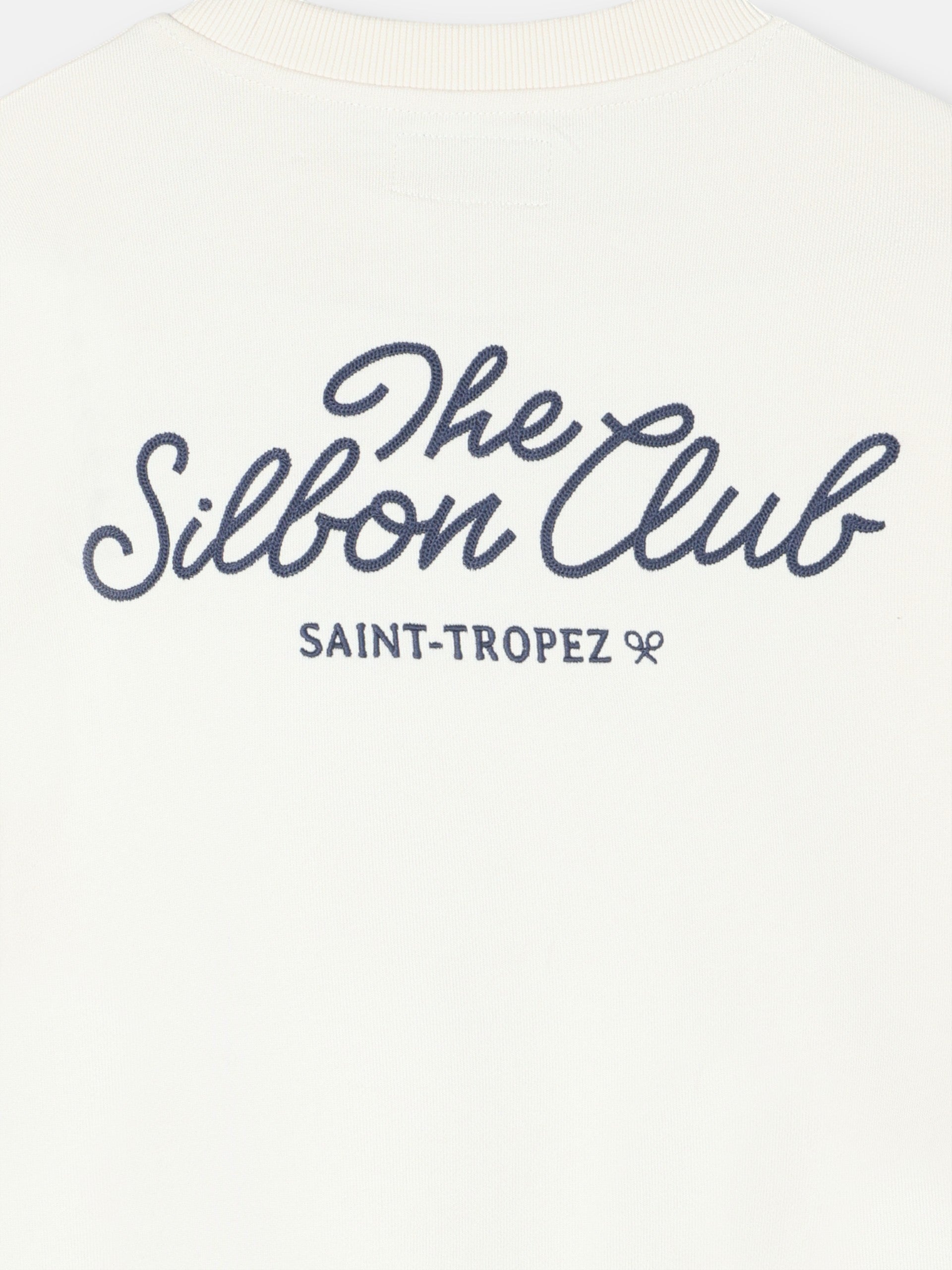 Sudadera club Saint Tropez crema