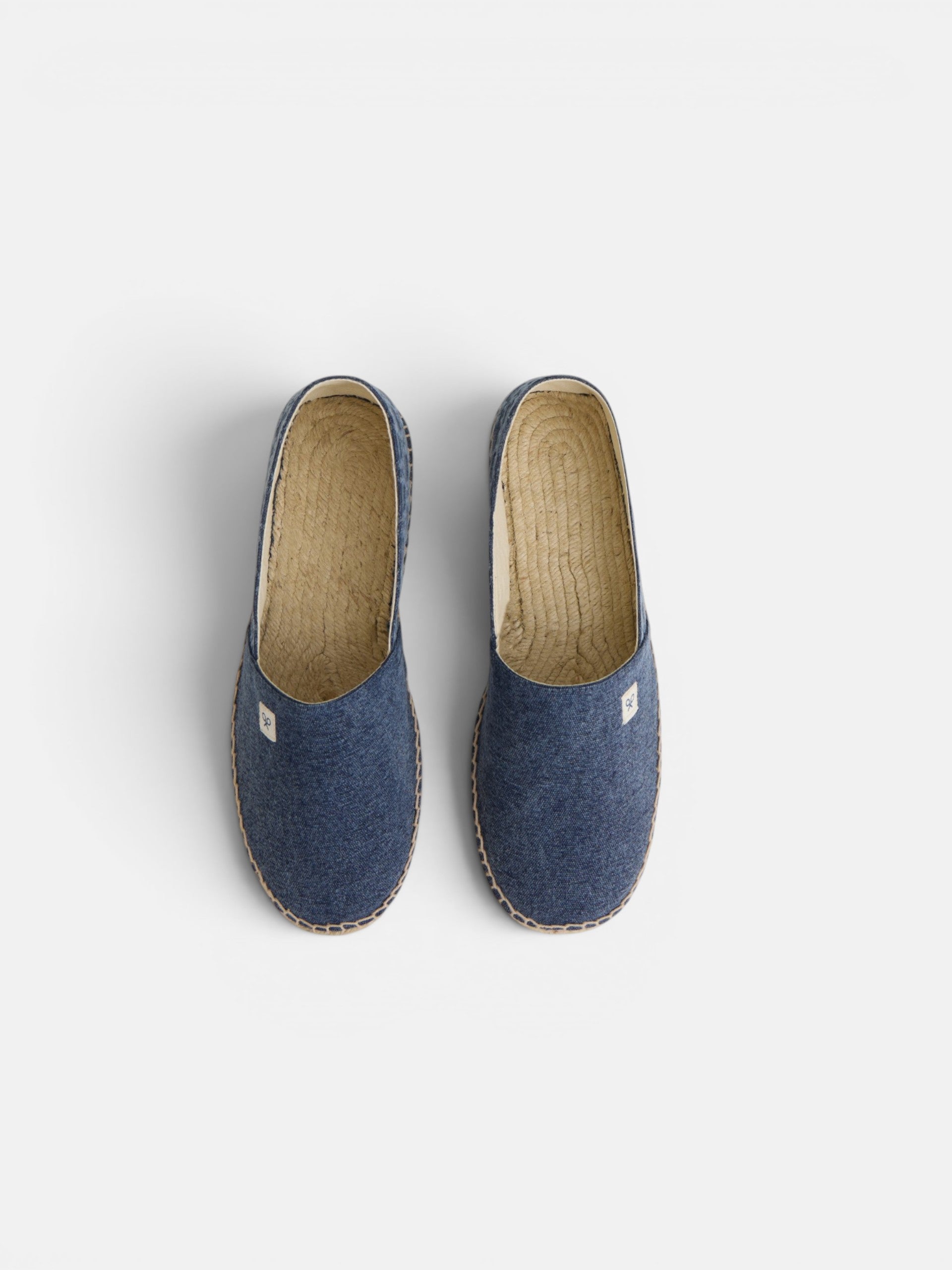 Navy blue minilogo espadrille