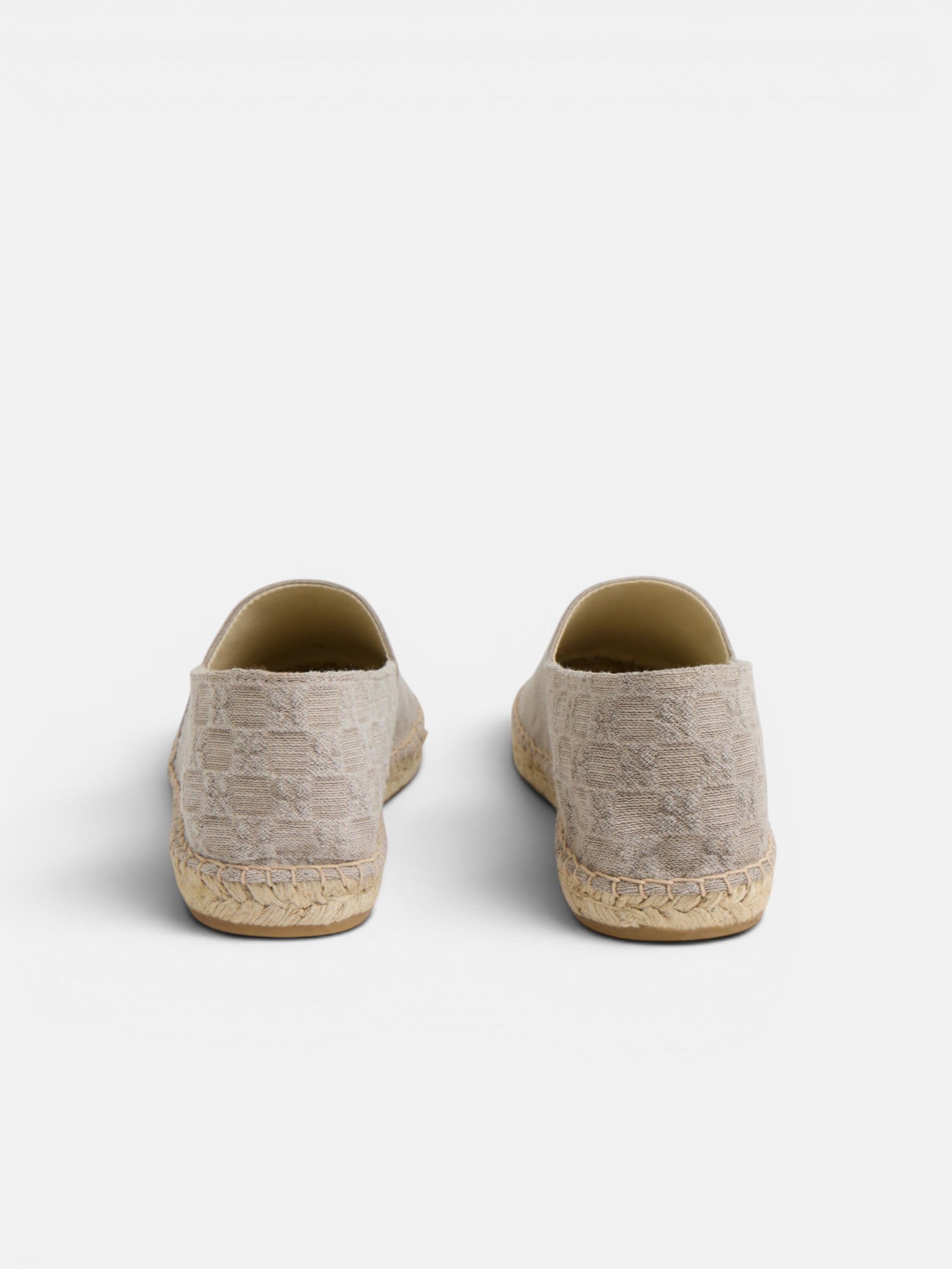 Alpargata minilogo marron claro