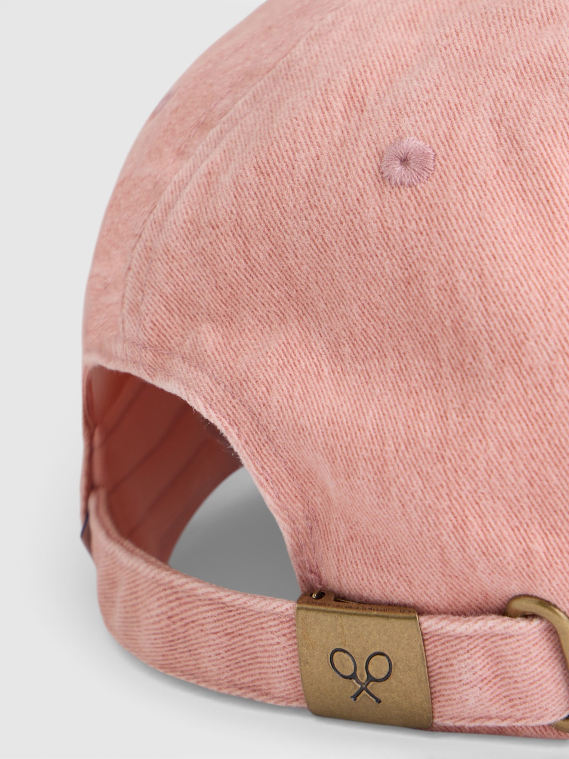 Gorra Silbon estilo denim coral