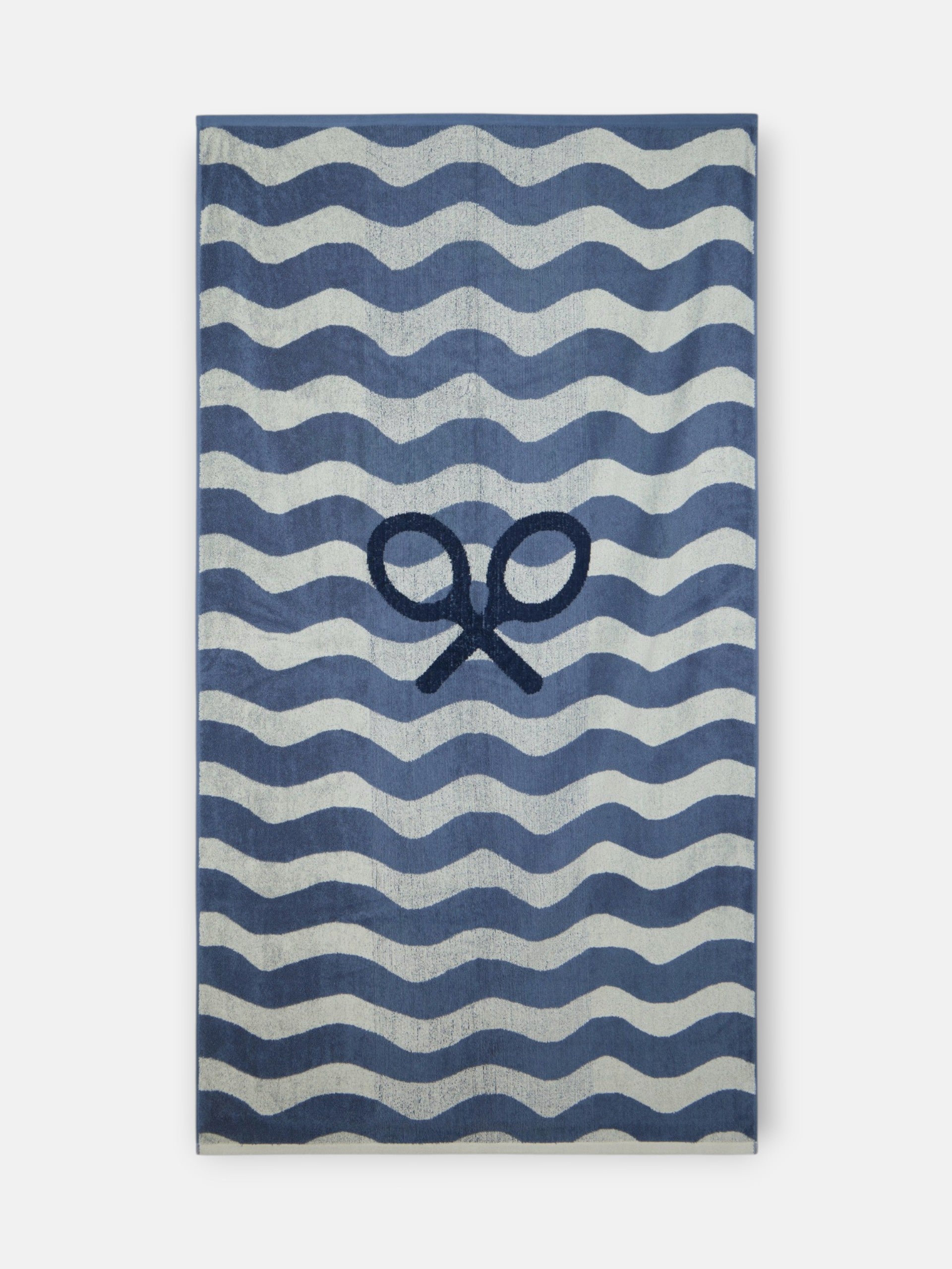 Serviette Silbon vagues bleu vert