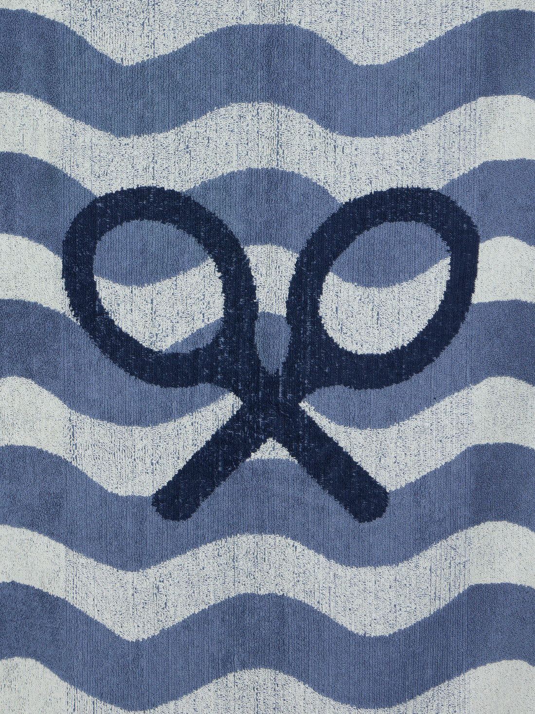 Serviette Silbon vagues bleu vert