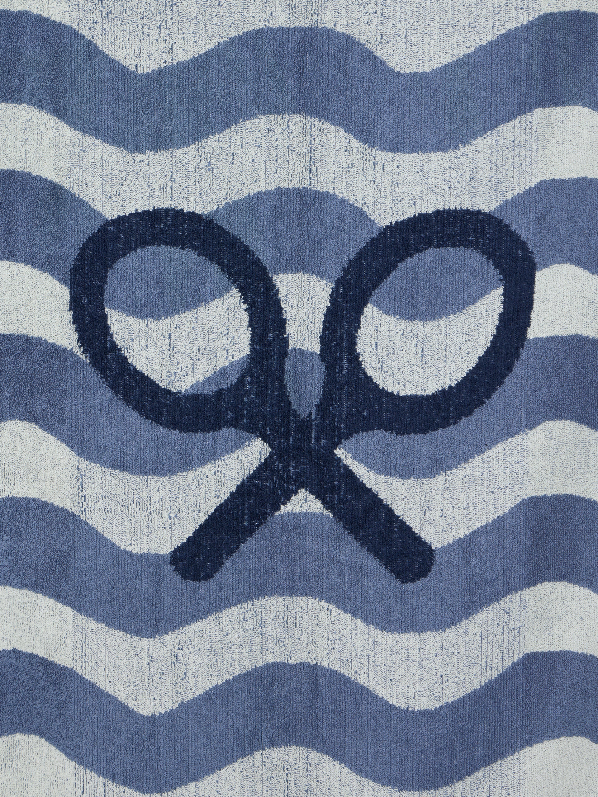 Serviette Silbon vagues bleu vert