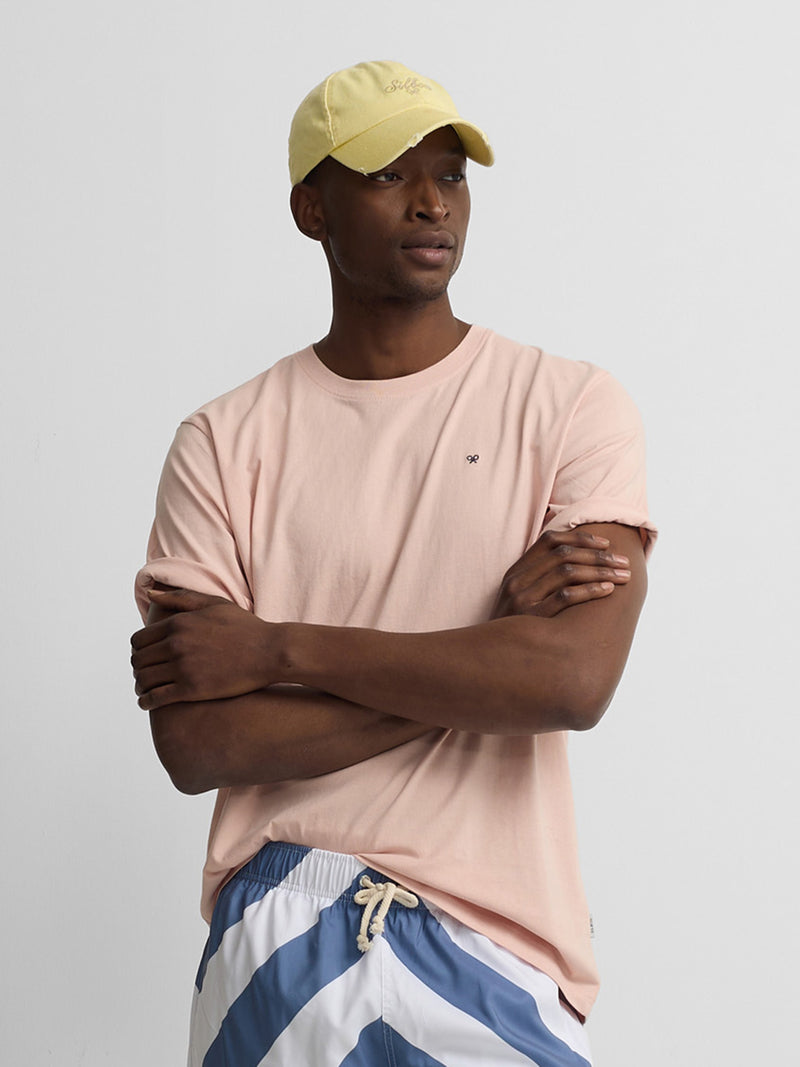 Boné Silbon estilo denim amarelo