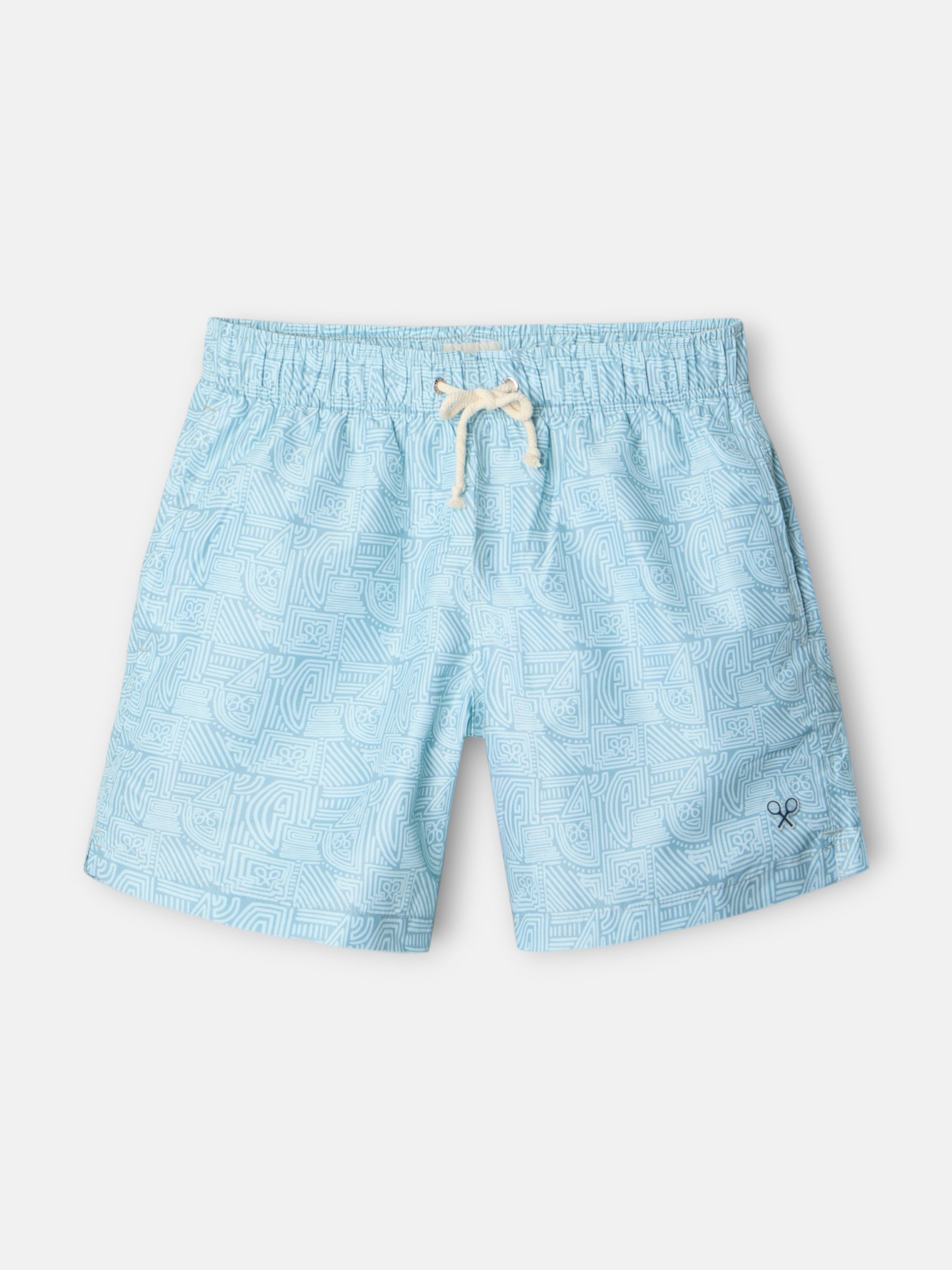 Maillot de bain géométrique SB, vert clair