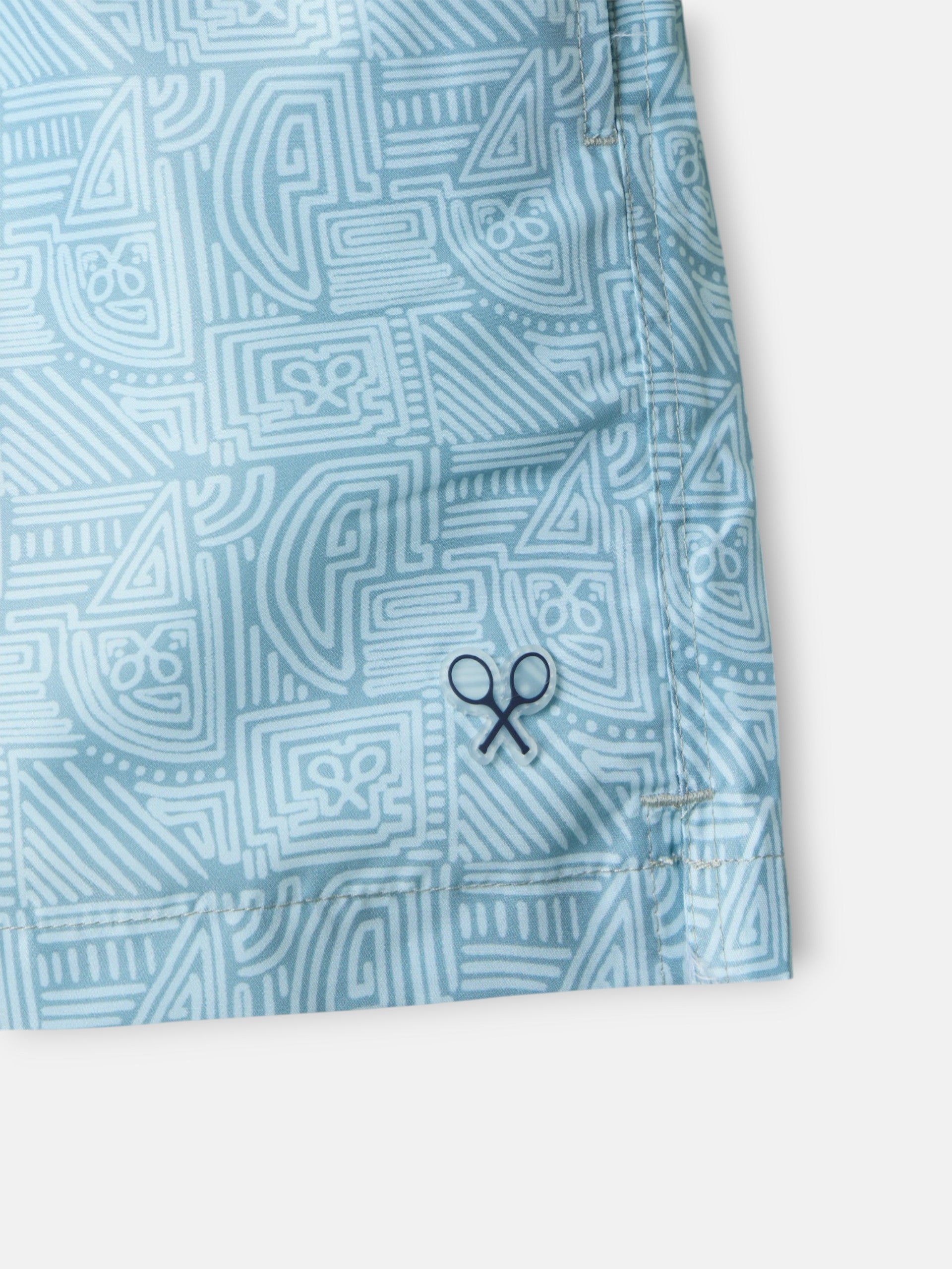 Maillot de bain géométrique SB, vert clair