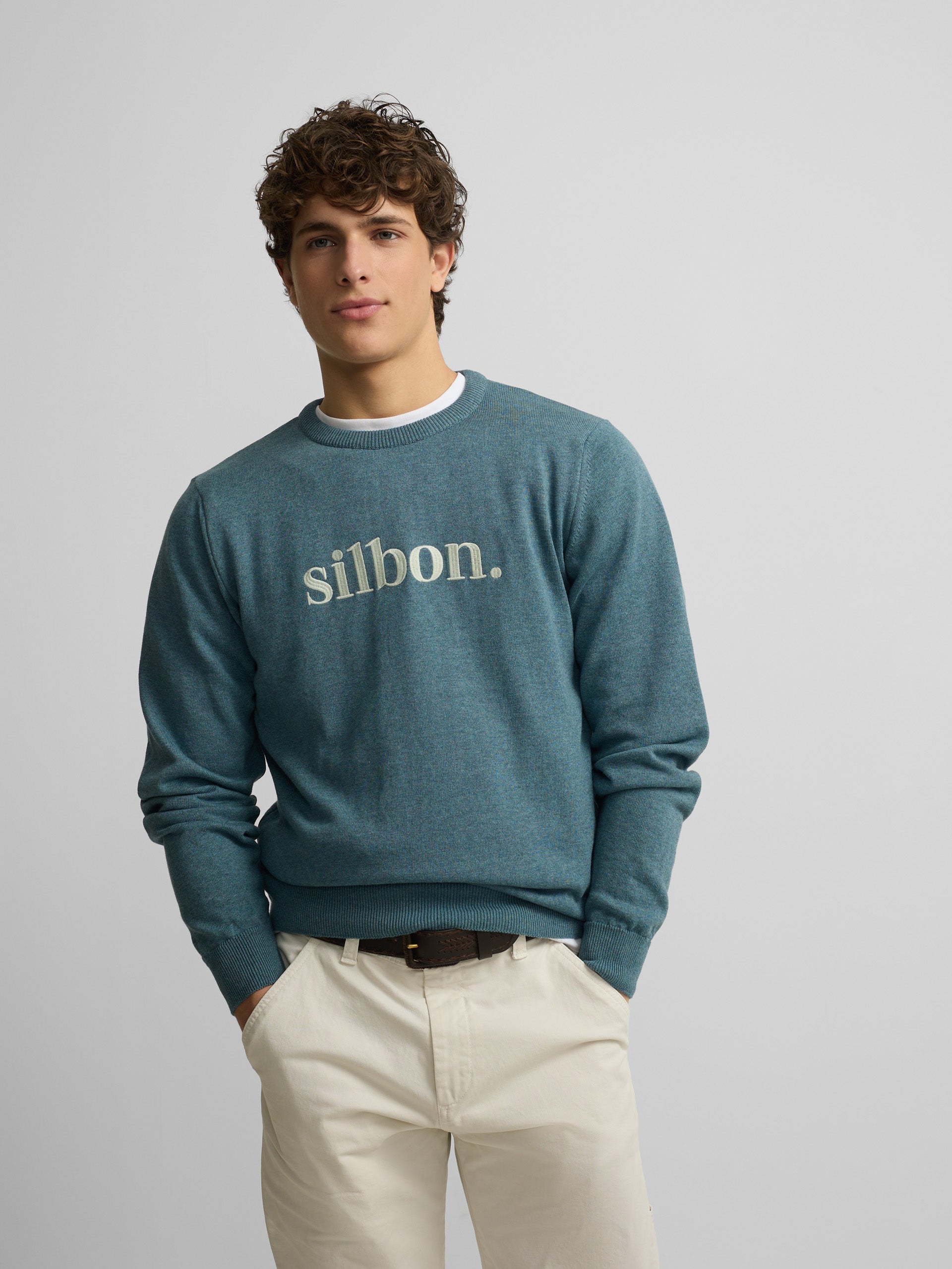 Camisola Silbon verde médio