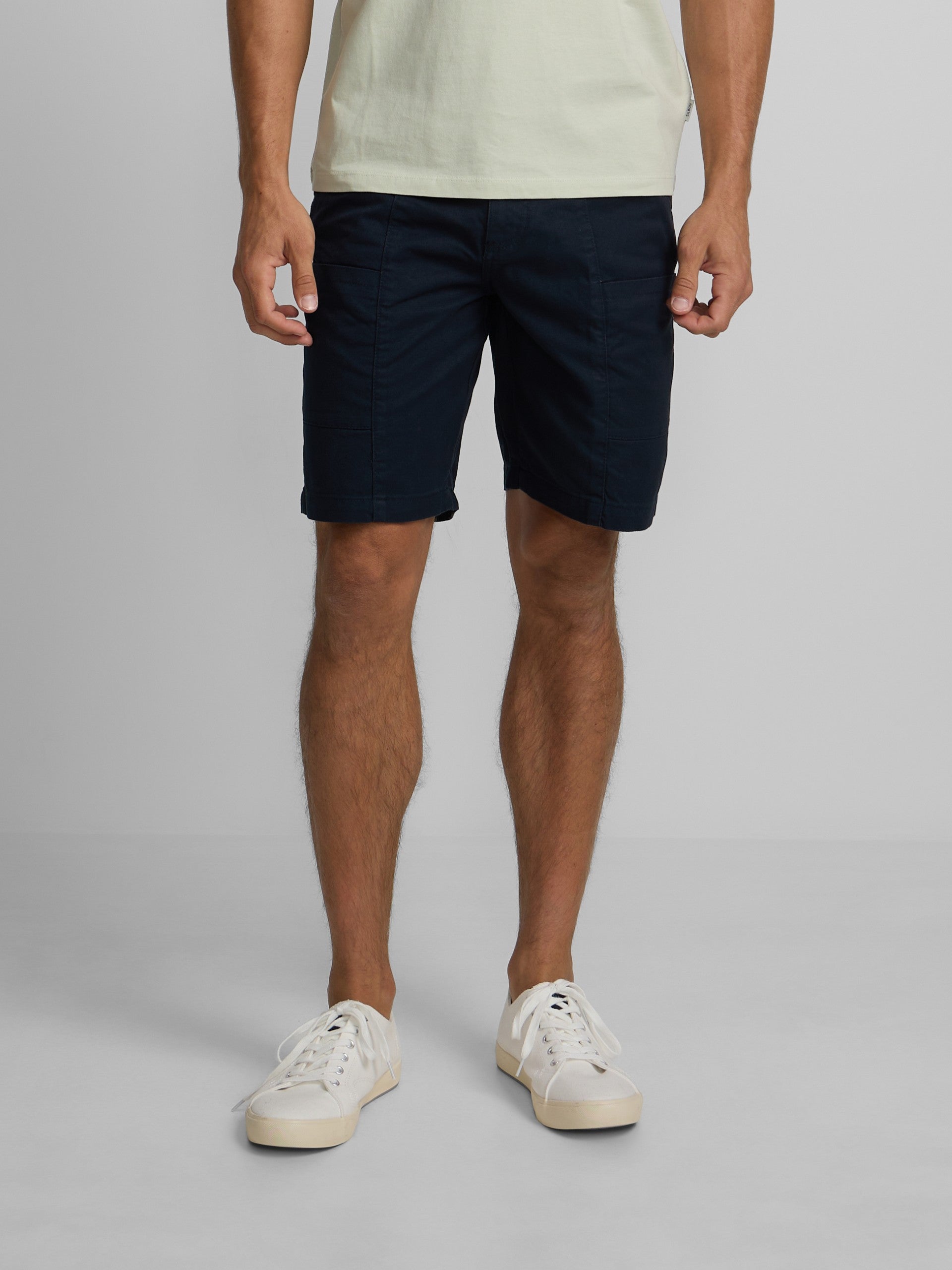 Bermuda poches bleu marine