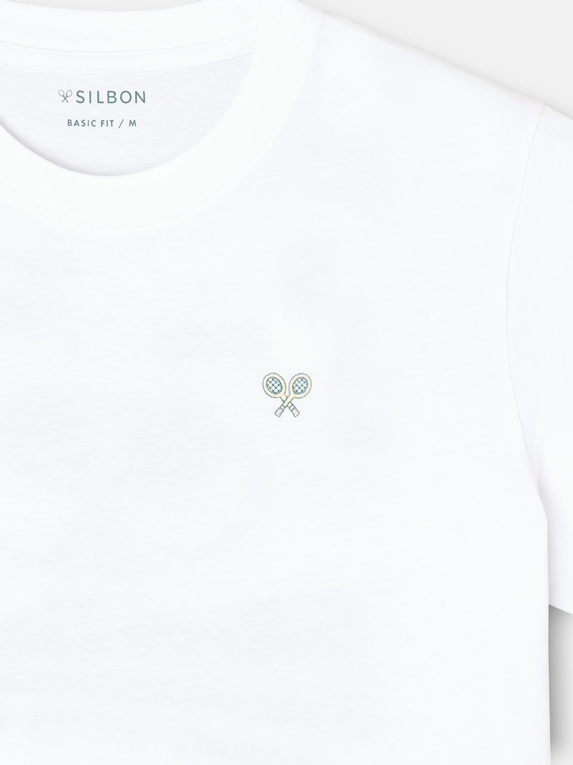 Camiseta apres tennis blanco