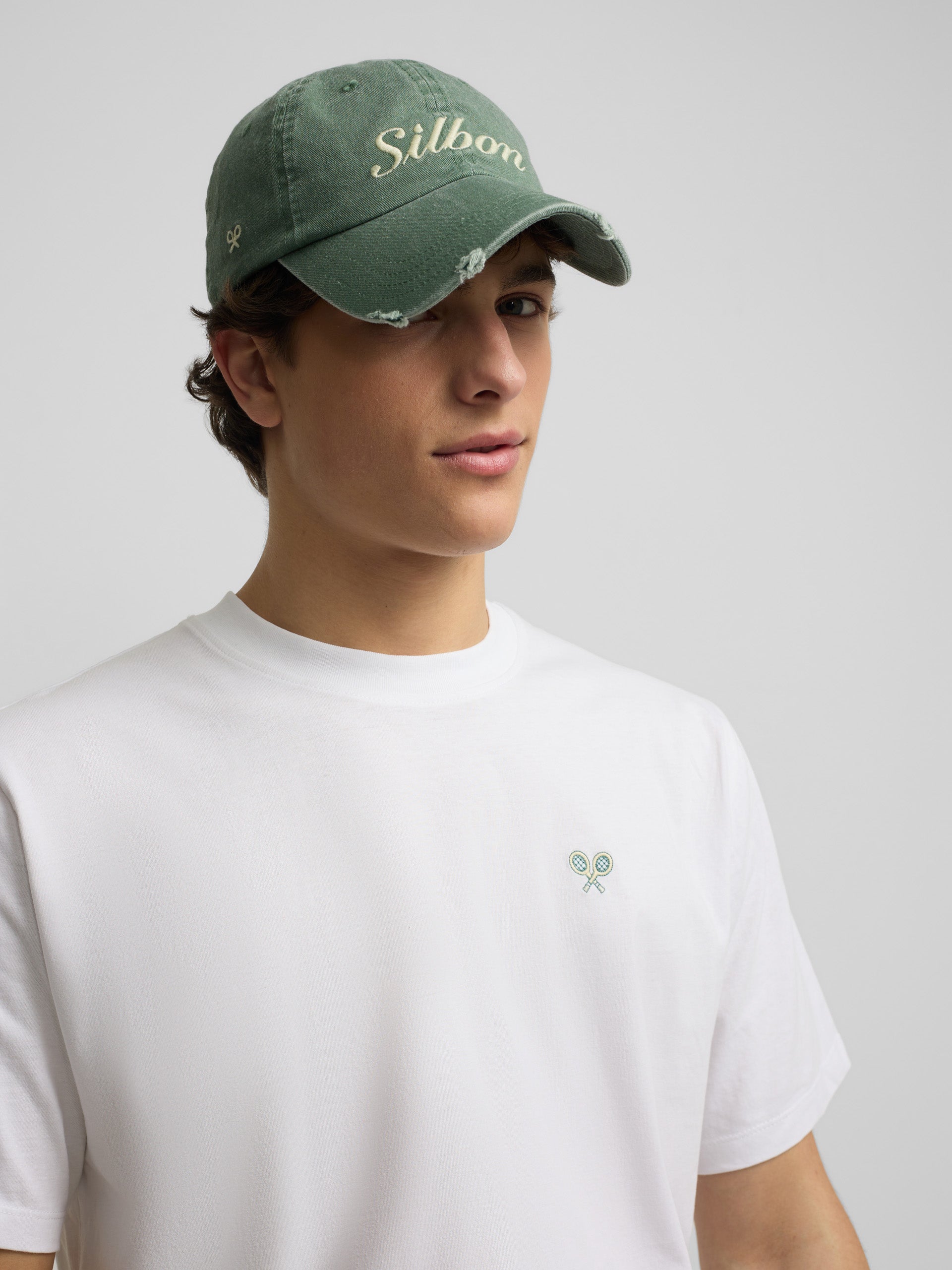 Camiseta apres tennis blanco