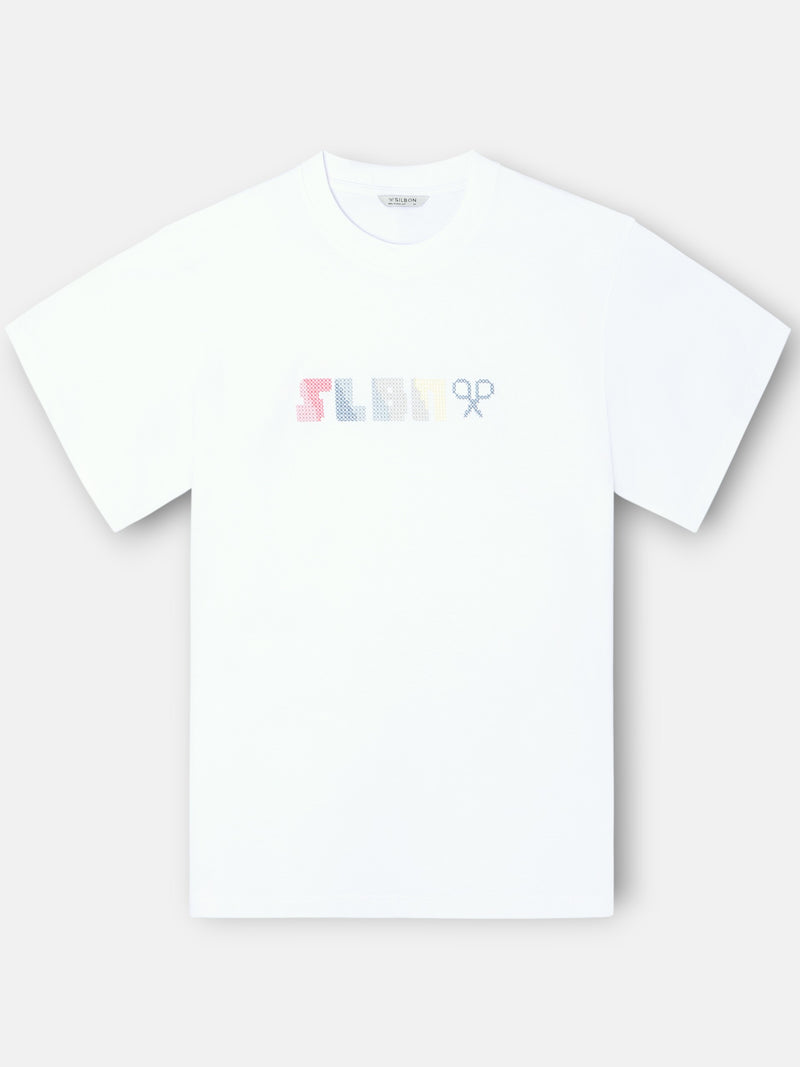 Camisola relaxed fit slbn cross branco