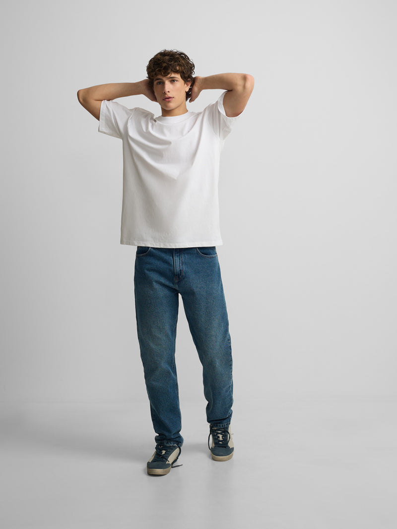 T-shirt coupe décontractée Silbon vacation blanc
