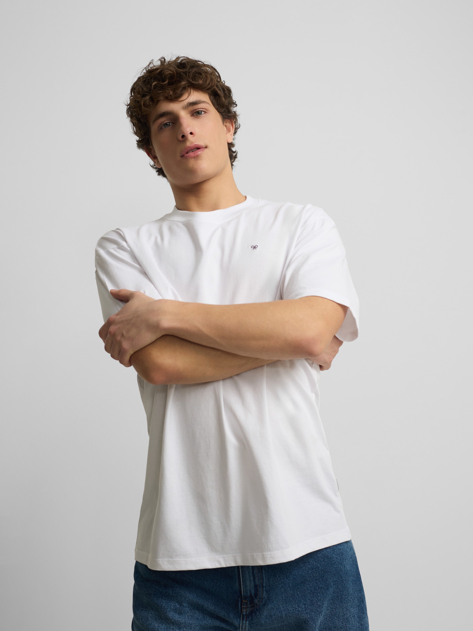 Camiseta relaxed fit Silbon vacation blanco