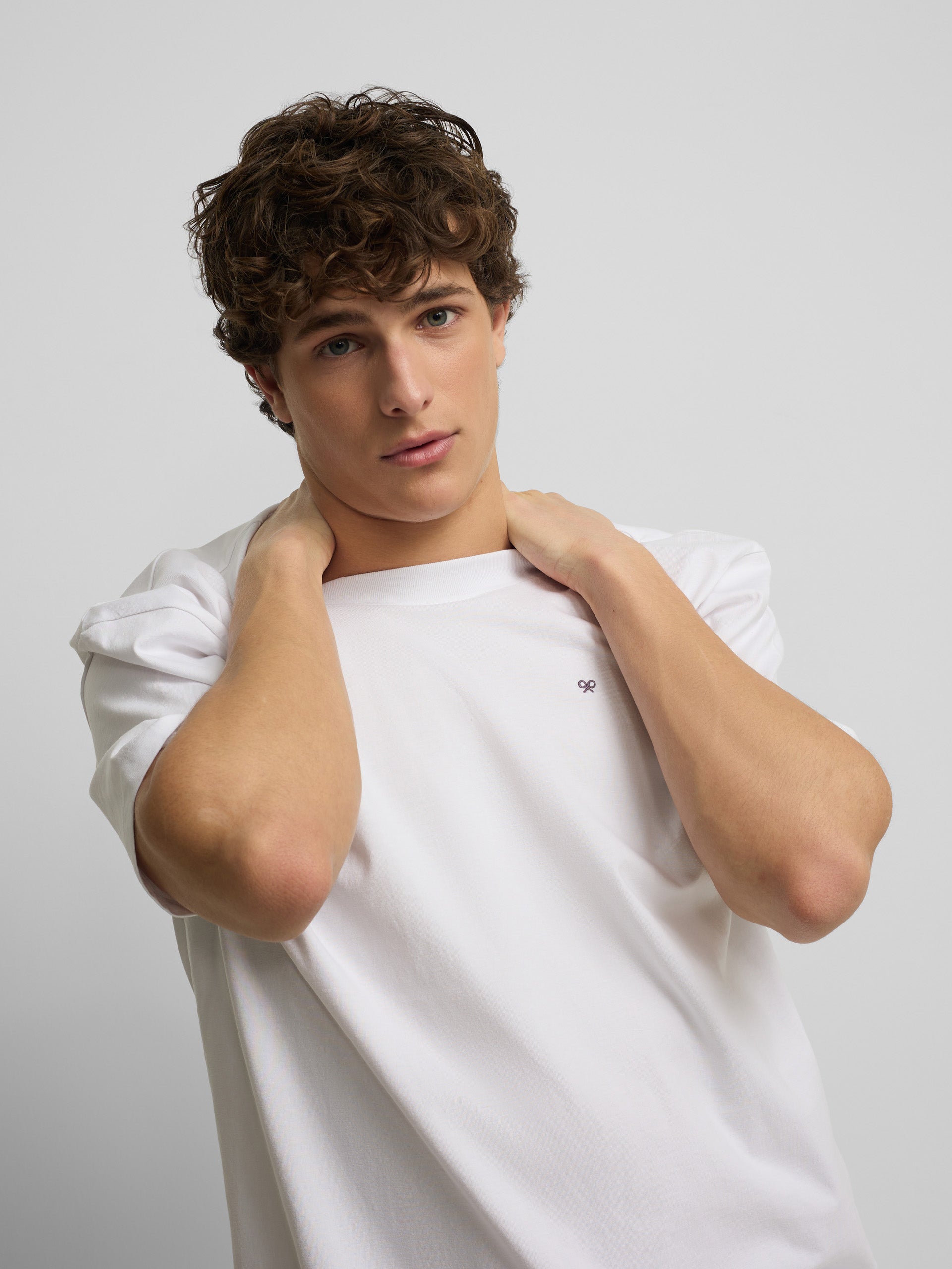 Camiseta relaxed fit Silbon vacation blanco