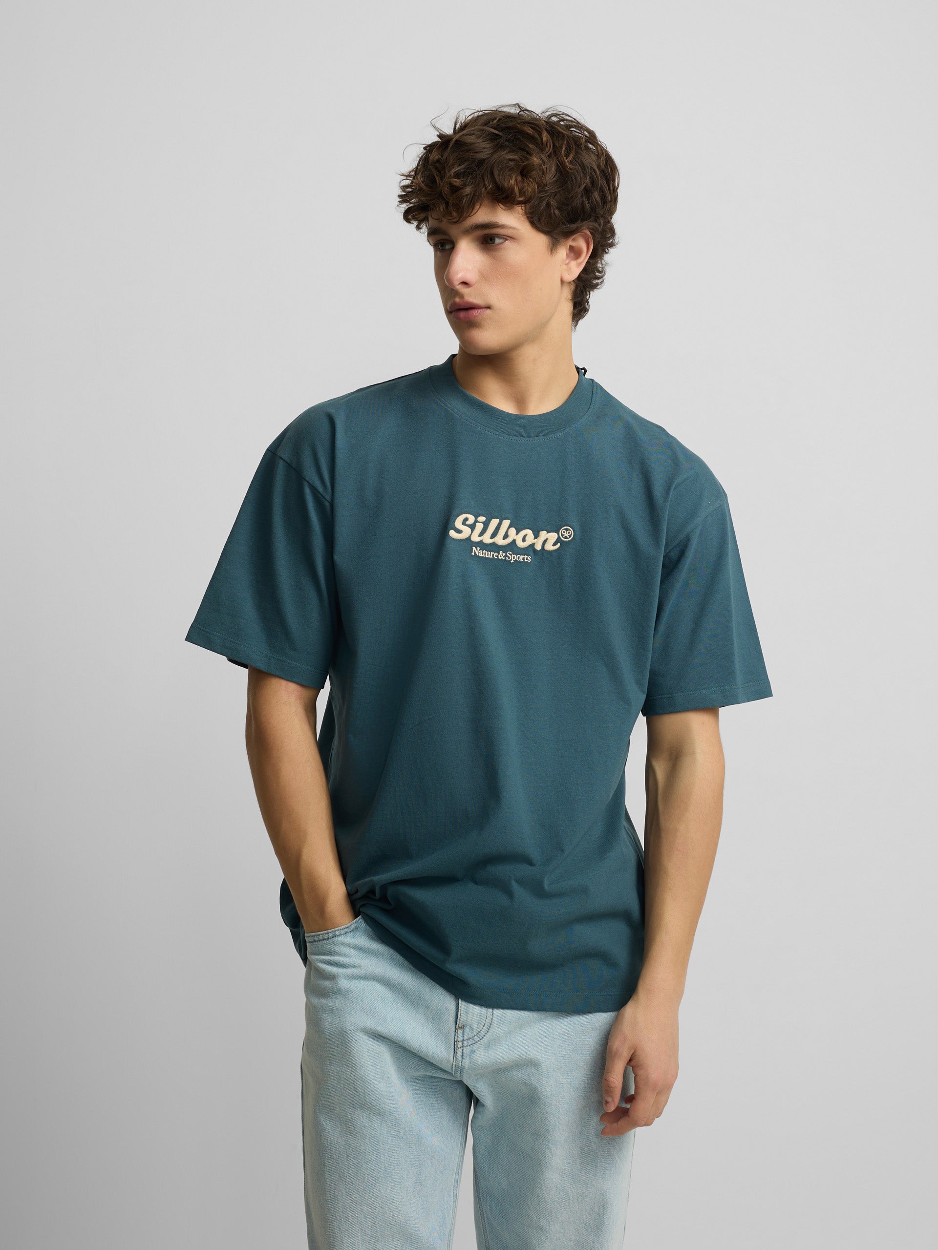 Camiseta Silbon nature petróleo