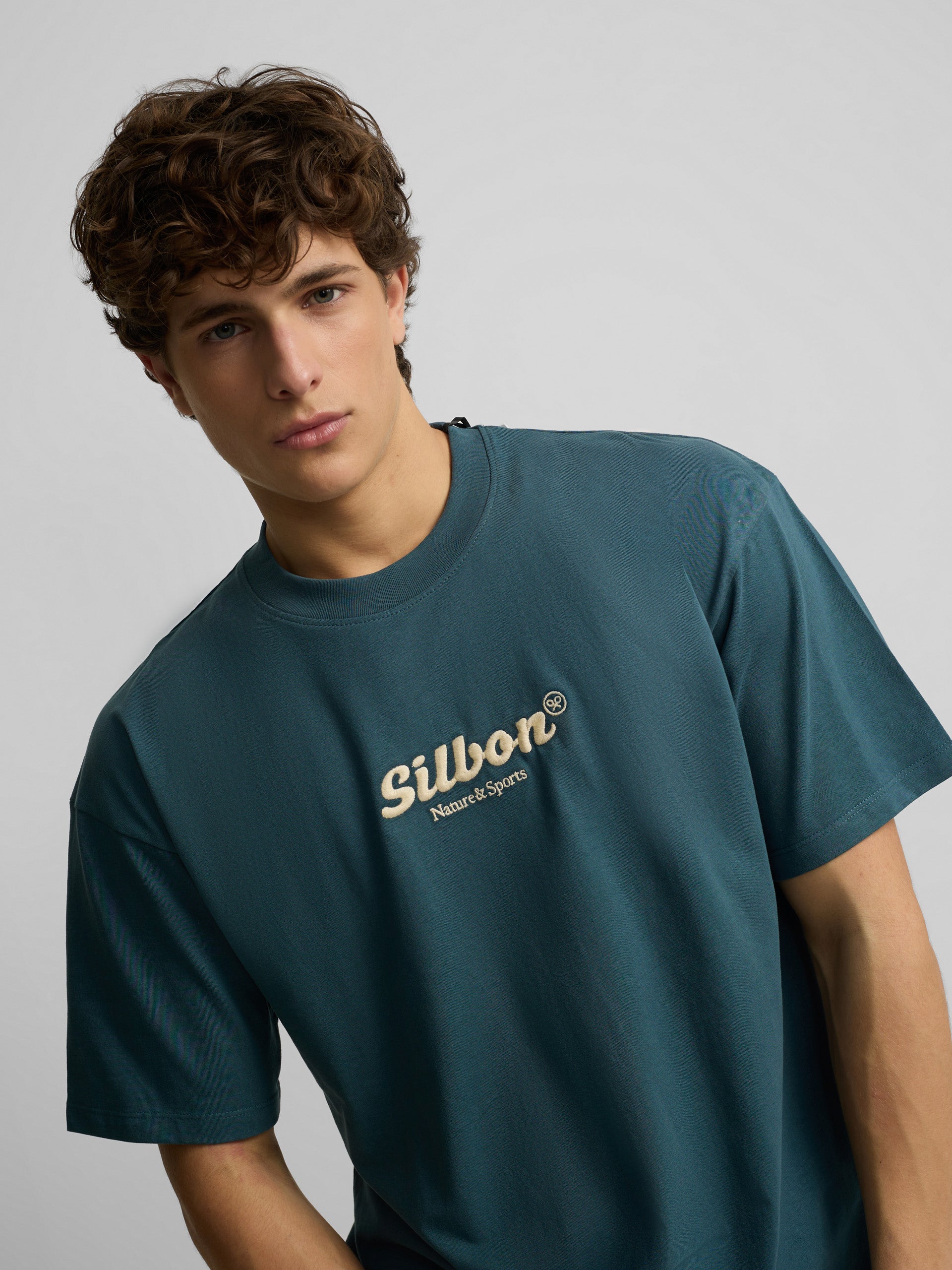 Camiseta Silbon nature petróleo
