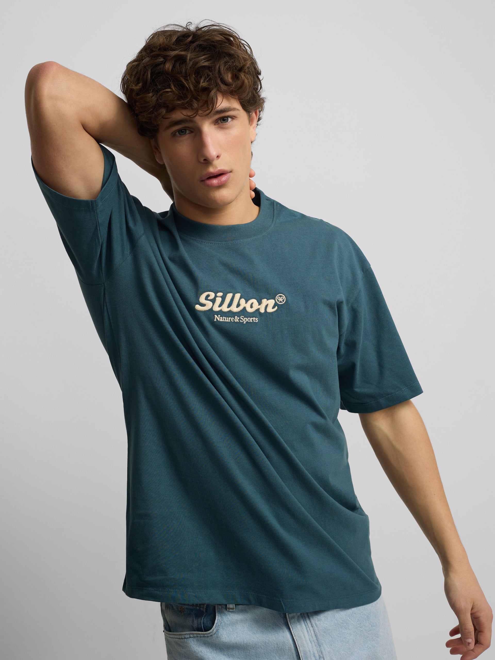 Camiseta Silbon nature petróleo